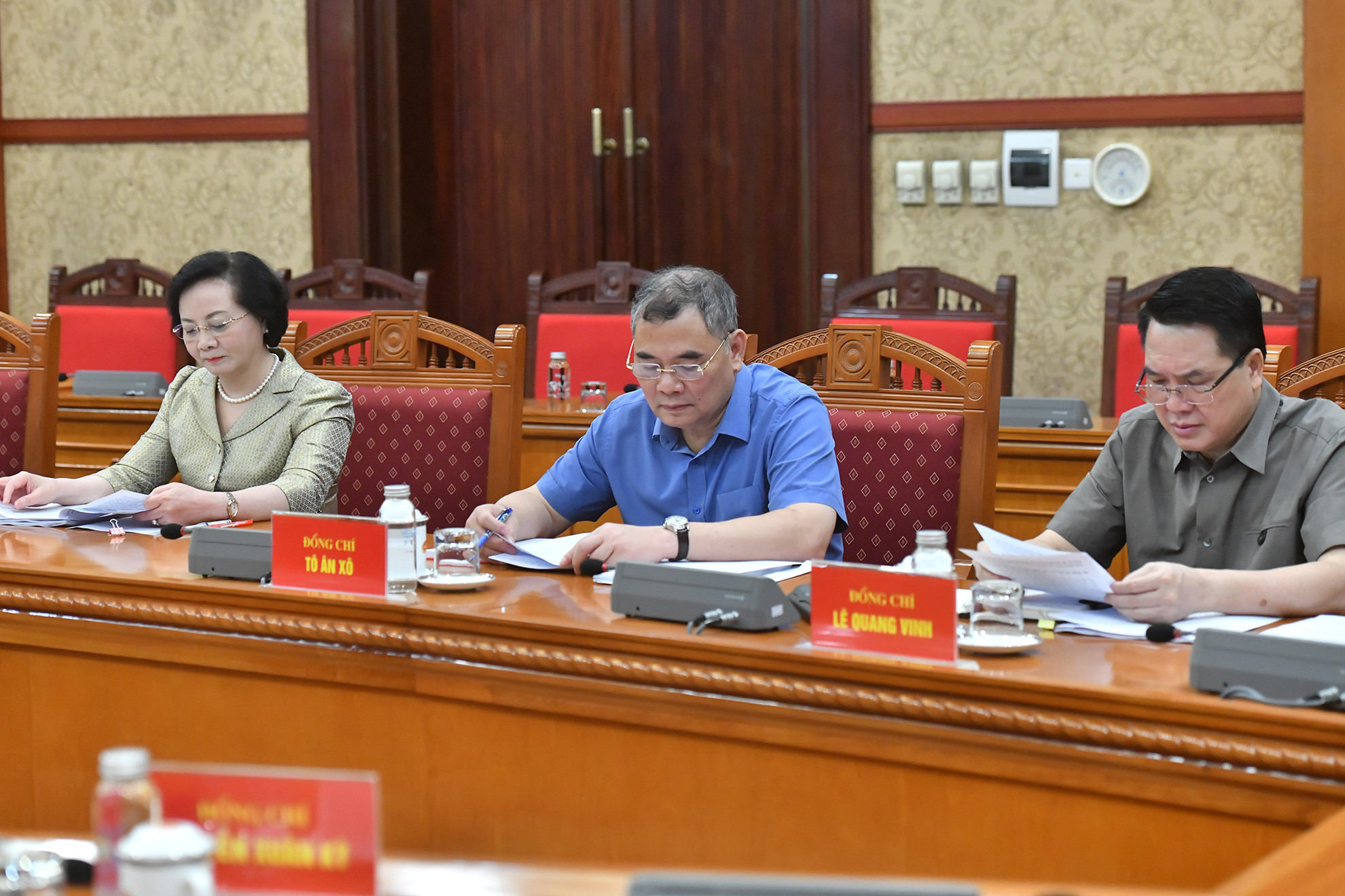 [Ảnh] Tổng Bí thư, Chủ tịch nước Tô Lâm chủ trì họp Tiểu ban Nhân sự Đại hội XIV của Đảng ảnh 7