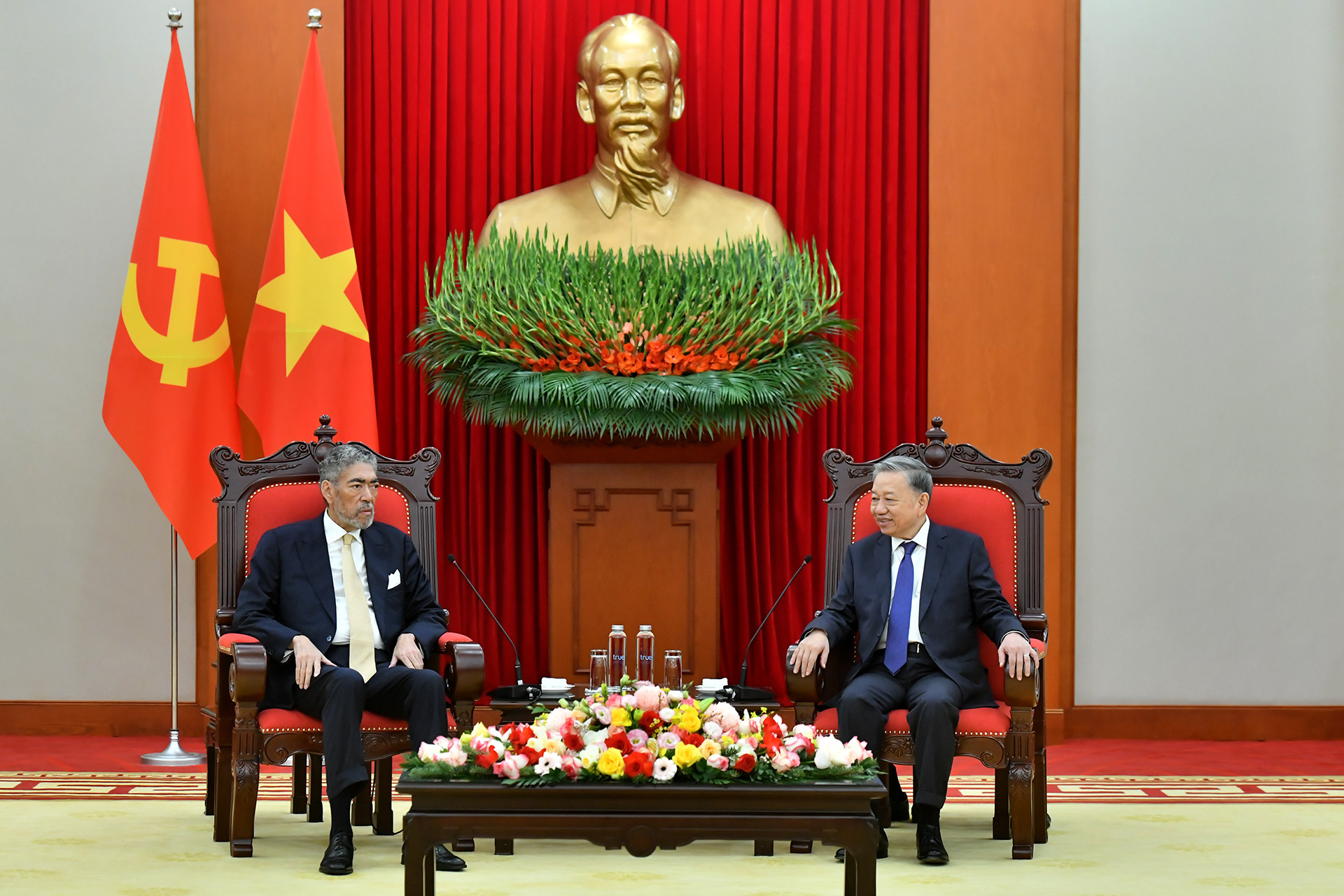 Tổng Bí thư Tô Lâm tiếp đồng chí Miguel Mejía, Tổng Bí thư Đảng Phong trào Cánh tả Thống nhất (MIU), Bộ trưởng Chính sách Hội nhập khu vực Cộng hòa Dominica.