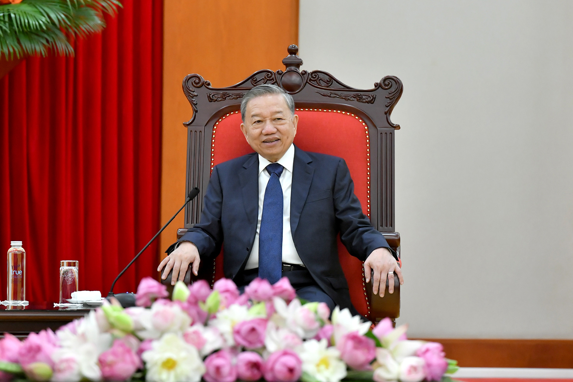 Tổng Bí thư Tô Lâm phát biểu tại buổi tiếp. Tổng Bí thư Tô Lâm phát biểu tại buổi tiếp.