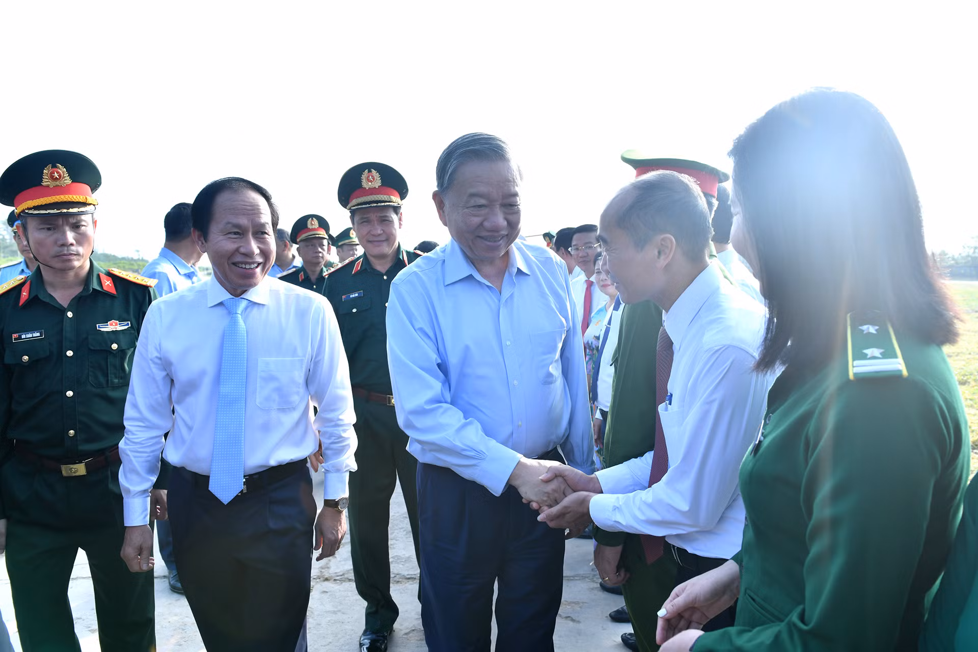 Tổng Bí thư Tô Lâm với các đại biểu.