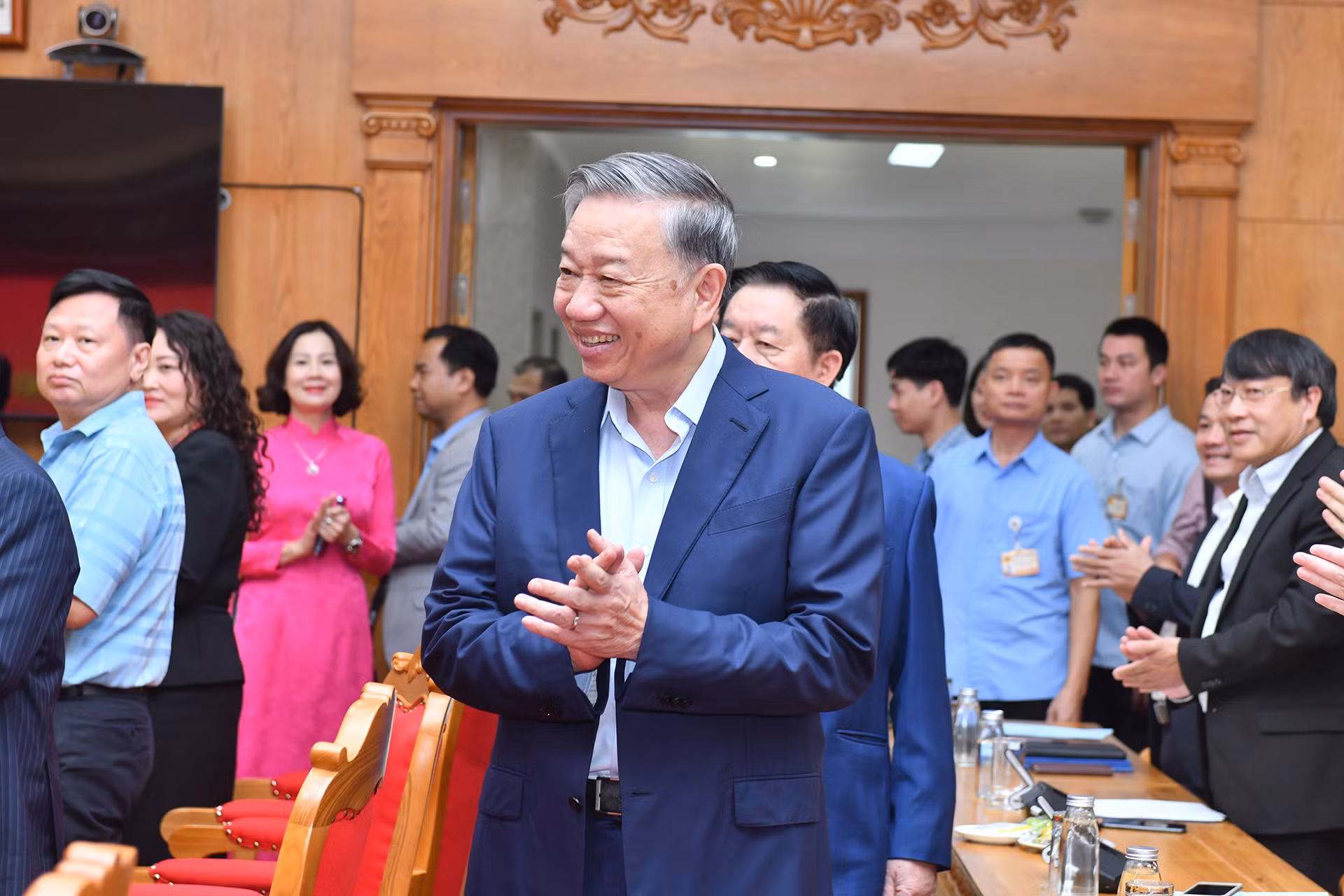 Tổng Bí thư Tô Lâm đến làm việc với Ban Tuyên giáo Trung ương.