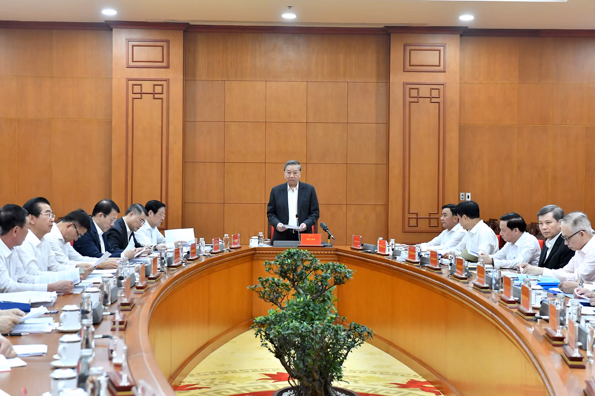Tổng Bí thư Tô Lâm chủ trì Cuộc họp Thường trực Ban Chỉ đạo Trung ương về phòng, chống tham nhũng, lãng phí, tiêu cực.