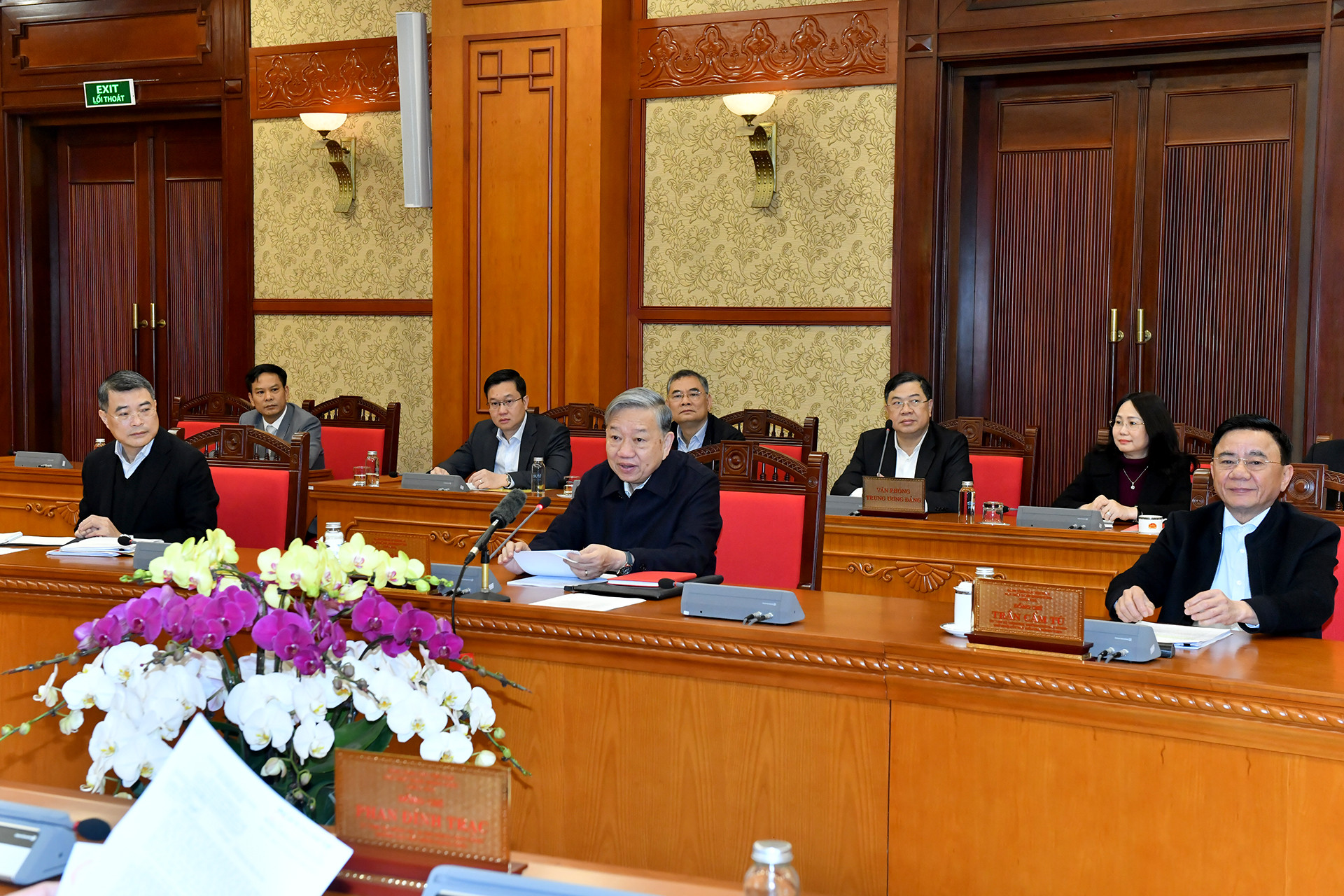 Tổng Bí thư Tô Lâm phát biểu chỉ đạo.