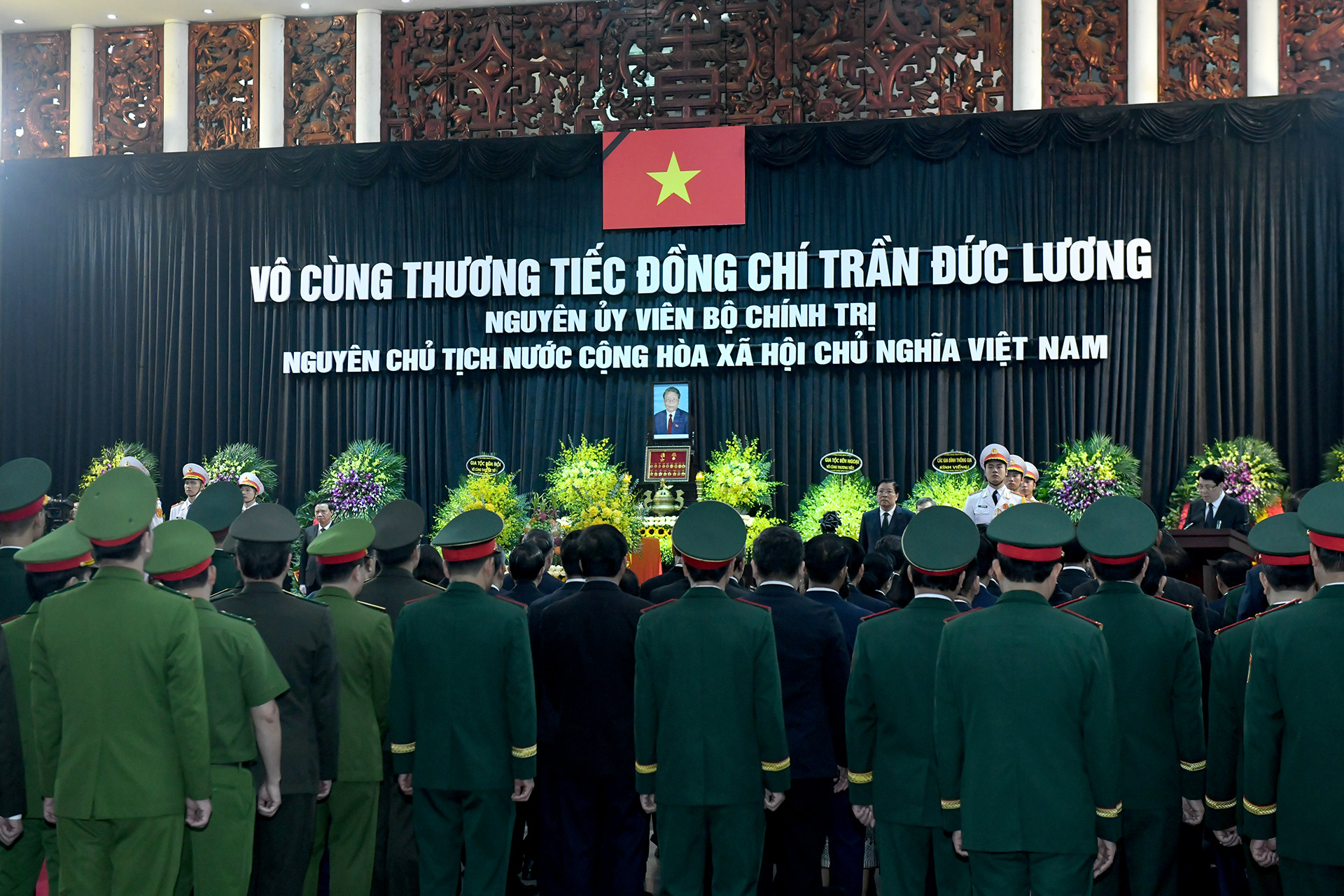 Lễ truy điệu nguyên Chủ tịch nước Trần Đức Lương.