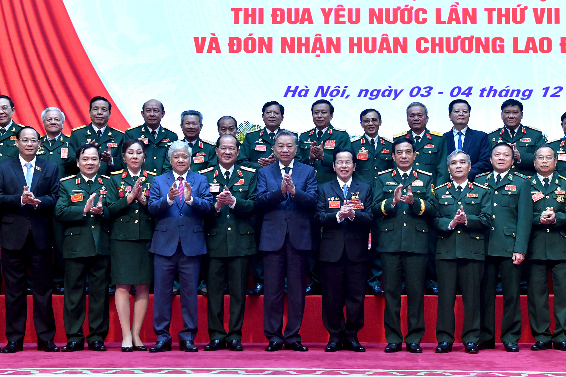 Tổng Bí thư Tô Lâm và các đại biểu tham dự Đại hội.