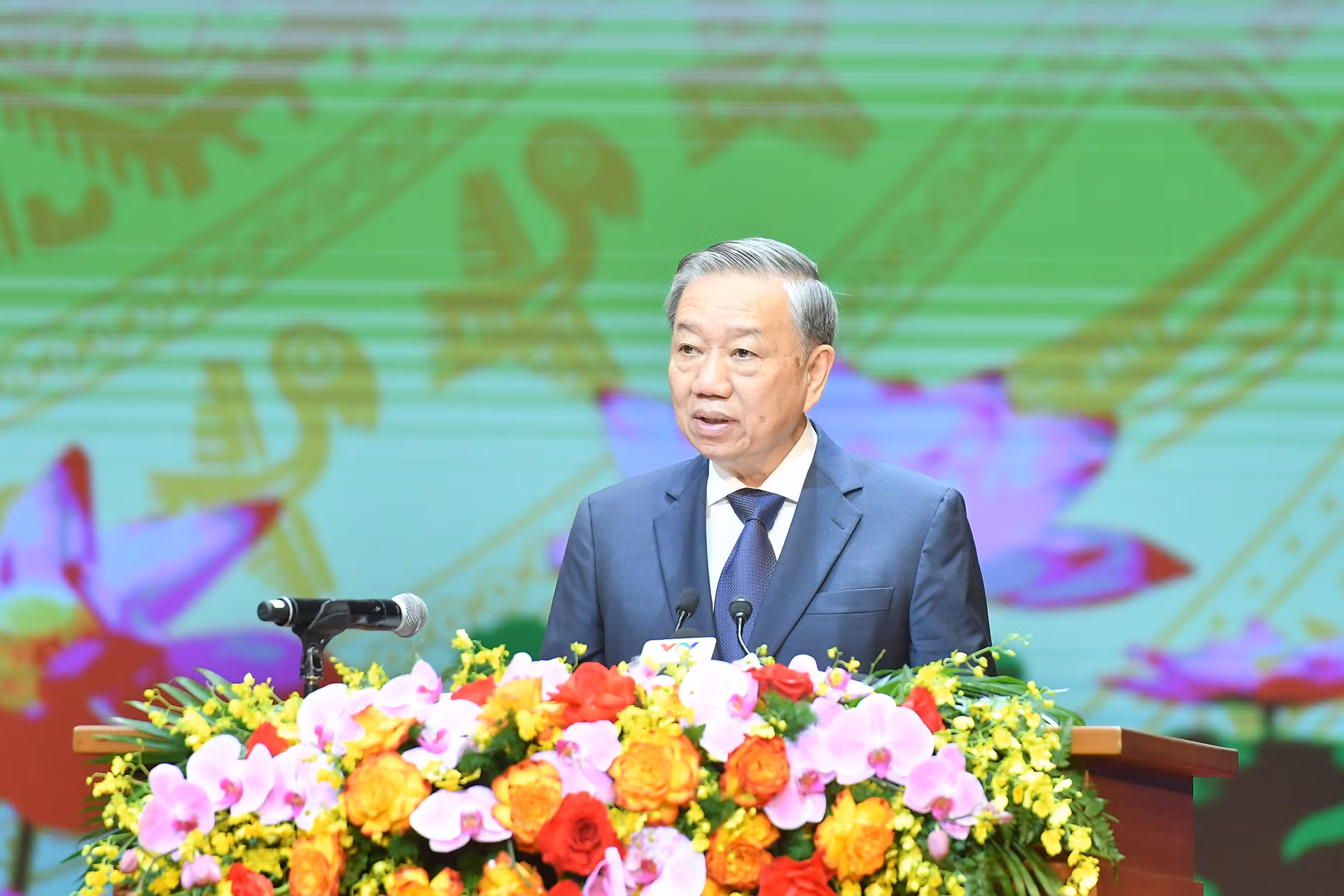 Tổng Bí thư, Chủ tịch nước Tô Lâm phát biểu tại Lễ kỷ niệm.