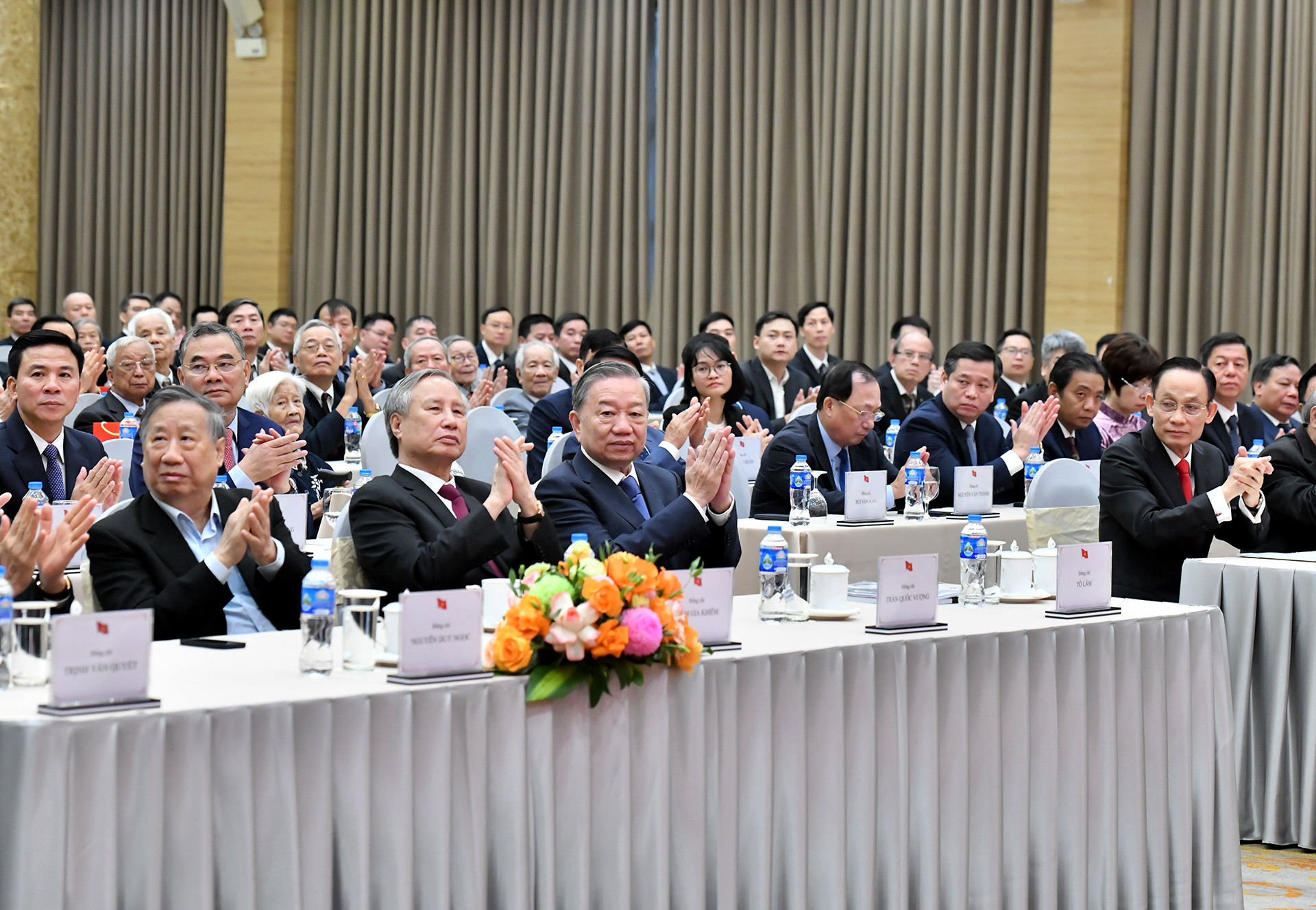 Tổng Bí thư Tô Lâm và các đại biểu dự Lễ kỷ niệm.