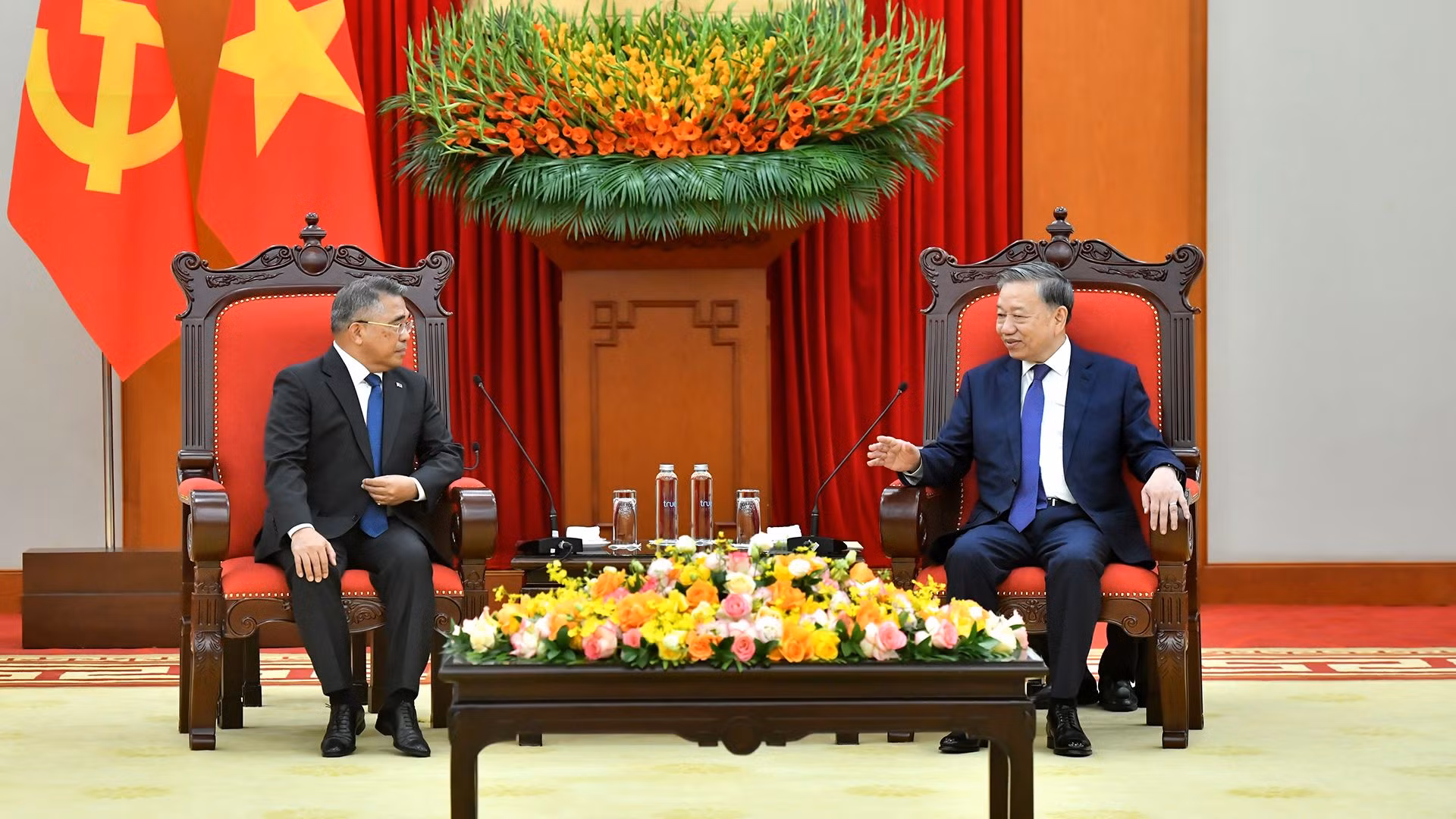 Tổng Bí thư Tô Lâm tiếp Đại sứ Đặc mệnh toàn quyền Philippines tại Việt Nam Meynardo Los Banos Montealegre.