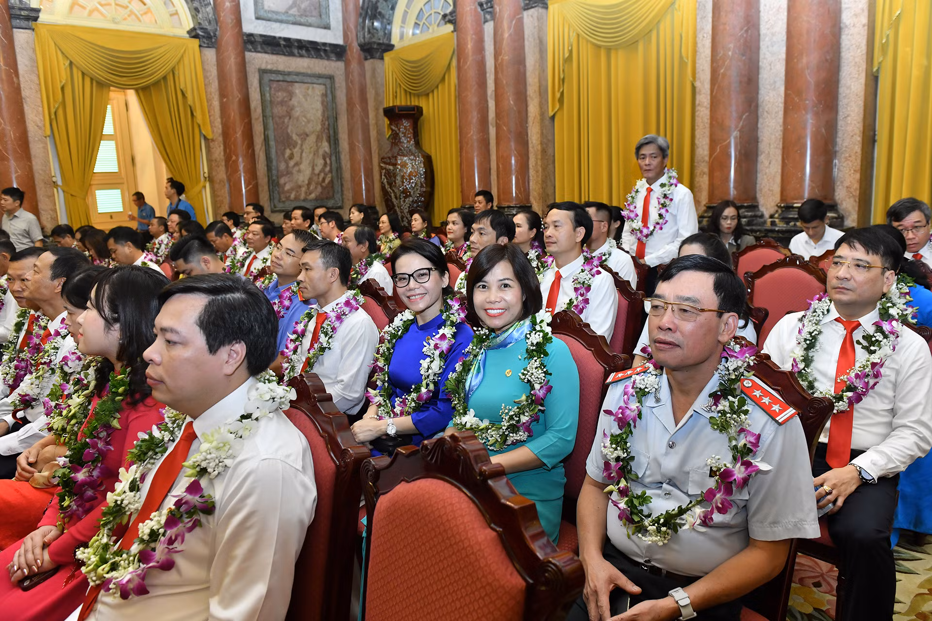 Các đại biểu tham dự buổi gặp mặt.