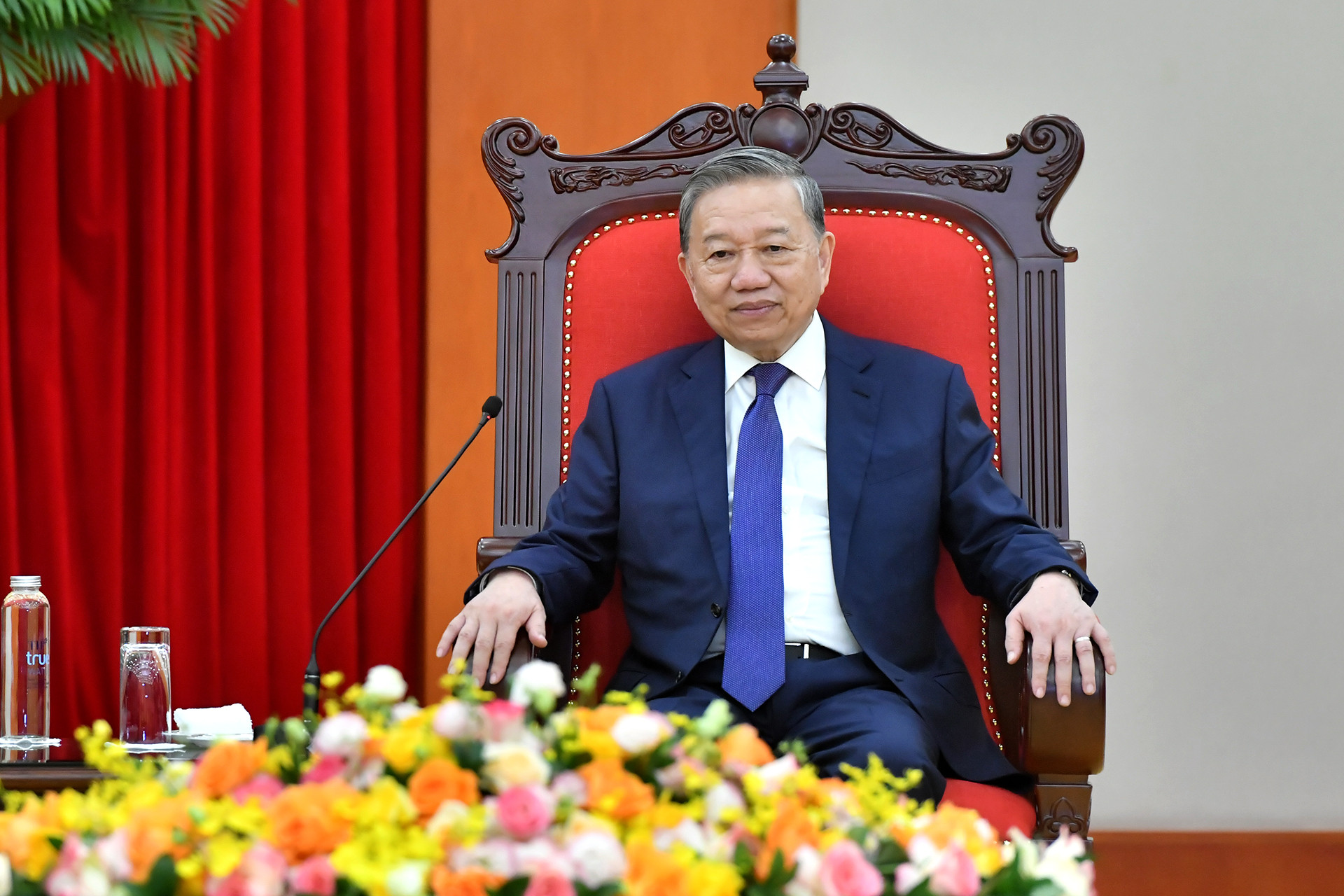 Tổng Bí thư Tô Lâm phát biểu tại buổi tiếp. Tổng Bí thư Tô Lâm phát biểu tại buổi tiếp.