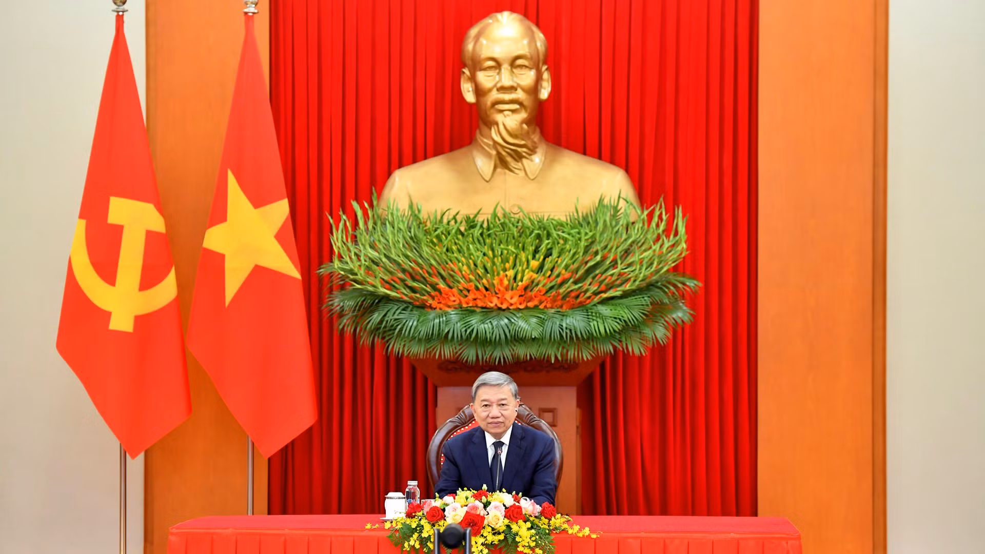 Tổng Bí thư Tô Lâm điện đàm với Chủ tịch Đảng Đại hội Dân tộc Phi, Tổng thống Nam Phi Cyril Ramaphosa.