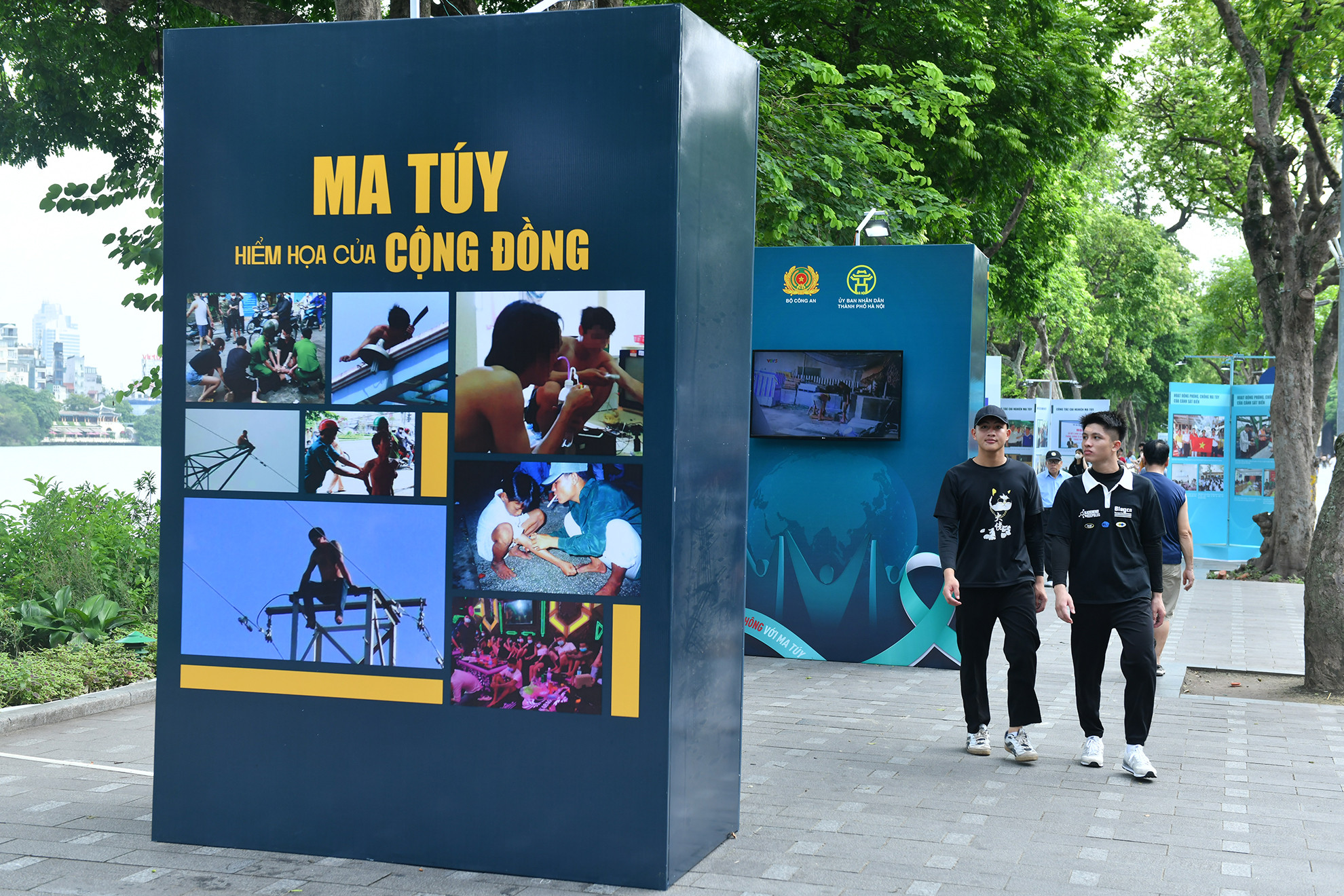 Triển lãm giới thiệu hơn 200 bức ảnh về kết quả công tác phòng, chống ma túy và những tác động tiêu cực do ma túy gây ra.