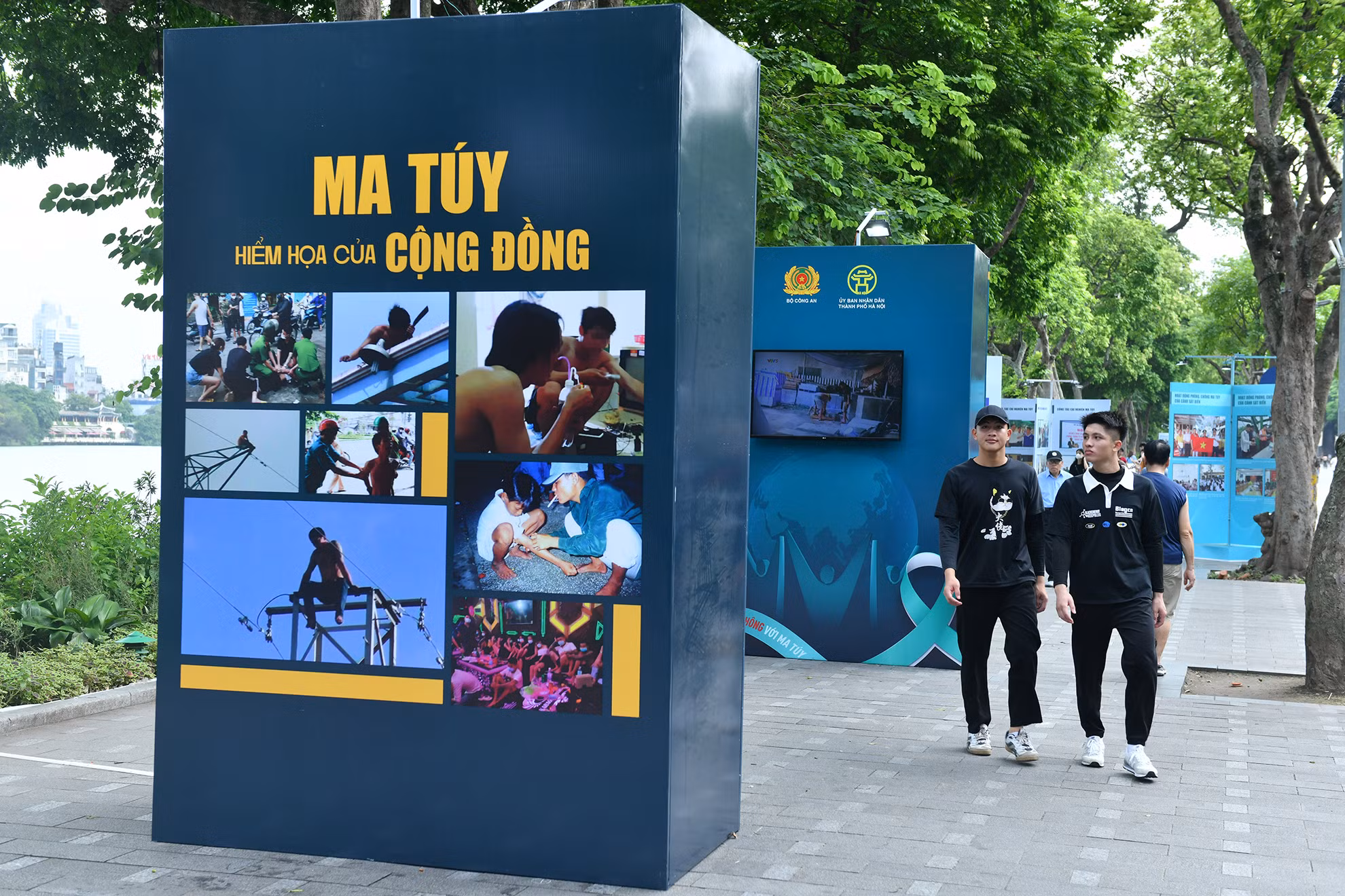 Triển lãm giới thiệu hơn 200 bức ảnh về kết quả công tác phòng, chống ma túy và những tác động tiêu cực do ma túy gây ra.