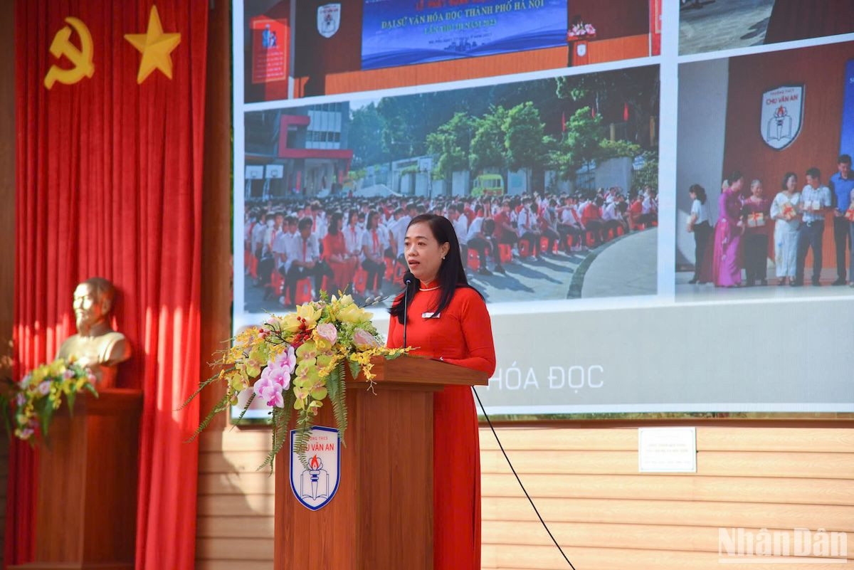 Hiệu trưởng Trường Trung học cơ sở Chu Văn An Vũ Hạnh Nguyên