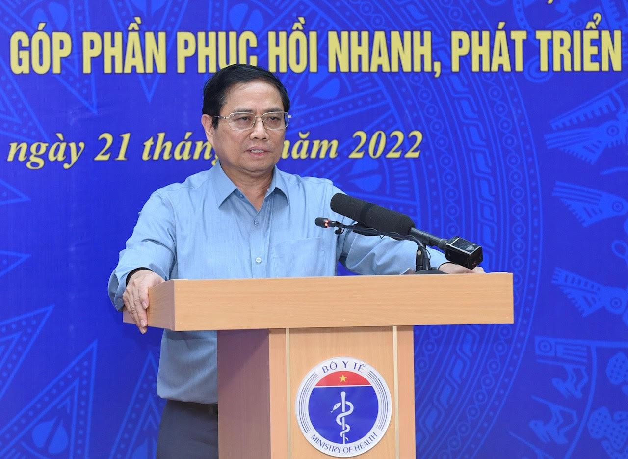 Thủ tướng Phạm Minh Chính phát biểu chỉ đạo.