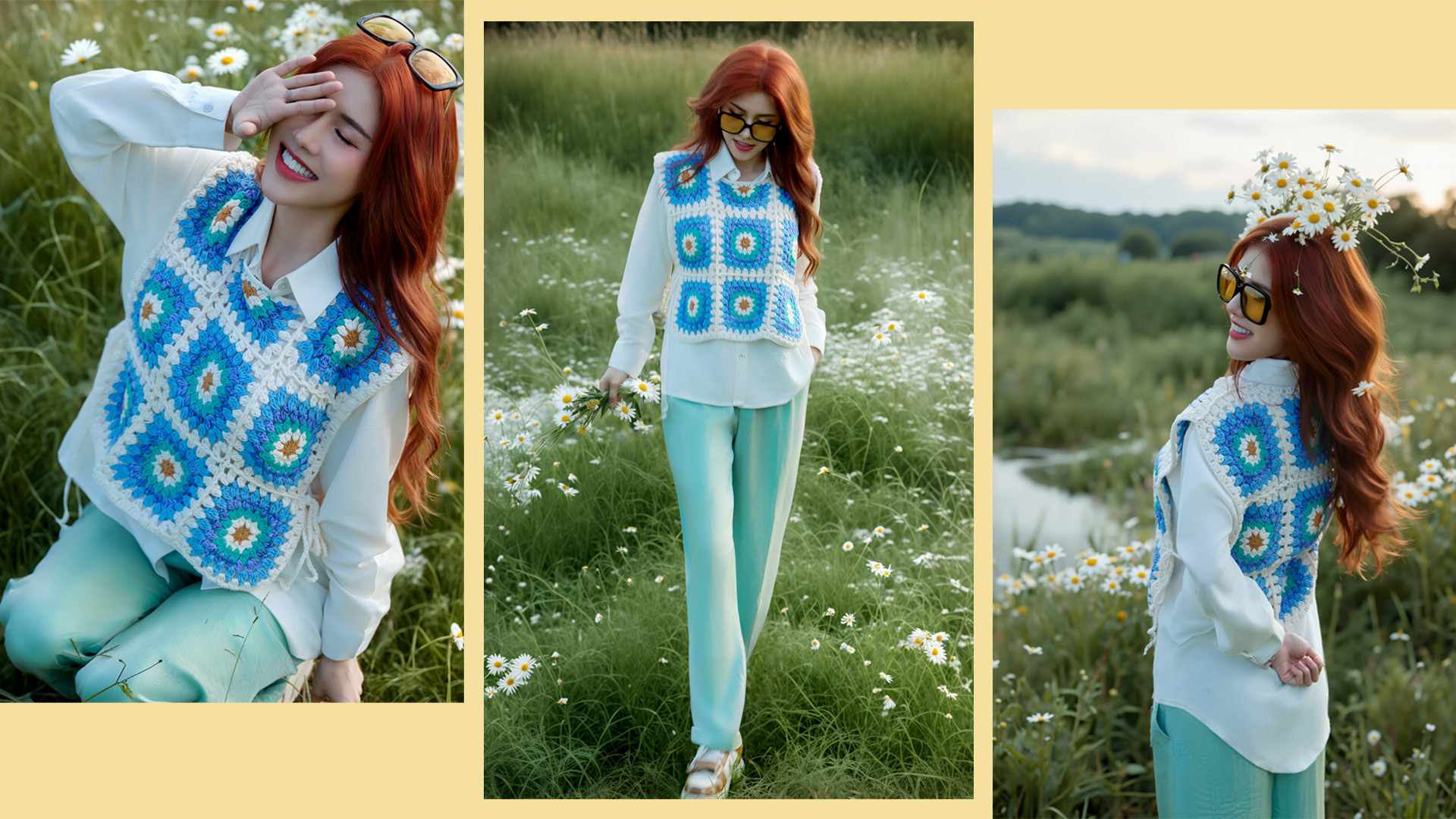 Váy, áo, áo dài len vừa mang đến vẻ đẹp mềm mại cho người mặc, vừa giữ ấm trong tiết trời xứ lạnh phố núi Đà Lạt.