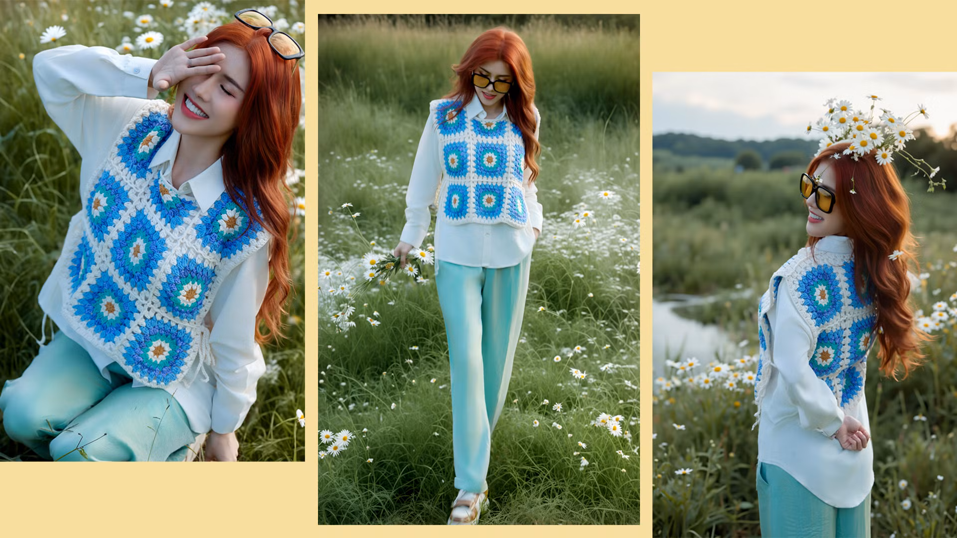 Váy, áo, áo dài len vừa mang đến vẻ đẹp mềm mại cho người mặc, vừa giữ ấm trong tiết trời xứ lạnh phố núi Đà Lạt.