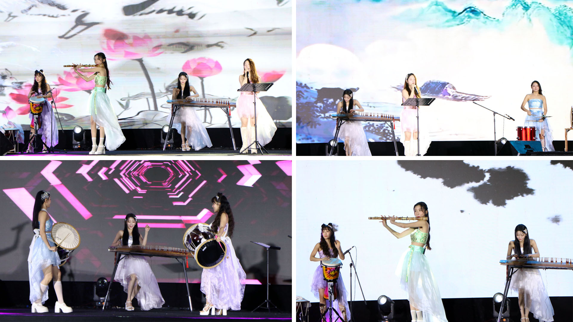 Tiết mục biểu diễn của nhóm nhạc đến từ Hàn Quốc.