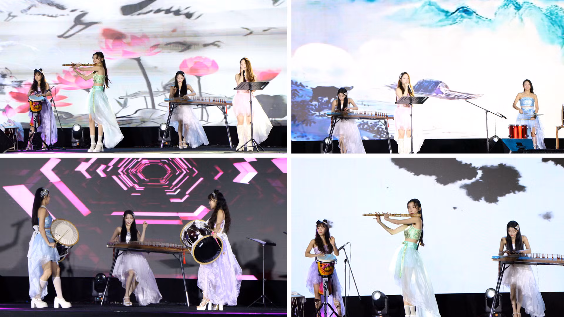 Tiết mục biểu diễn của nhóm nhạc đến từ Hàn Quốc.