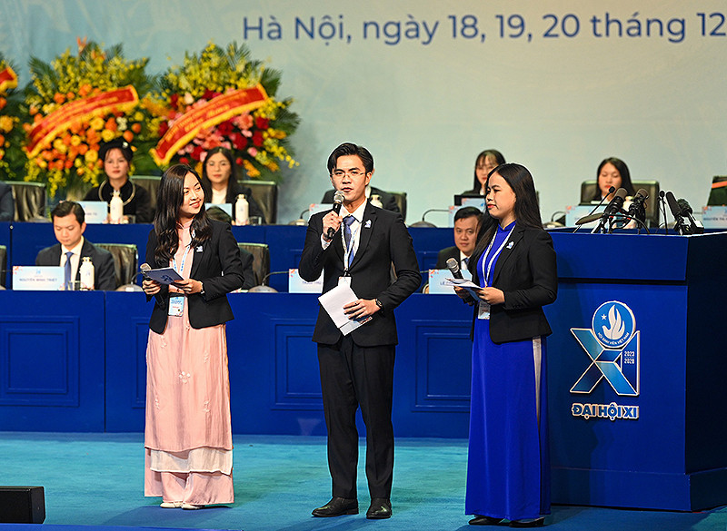 Đại biểu tham luận tại phiên làm việc.