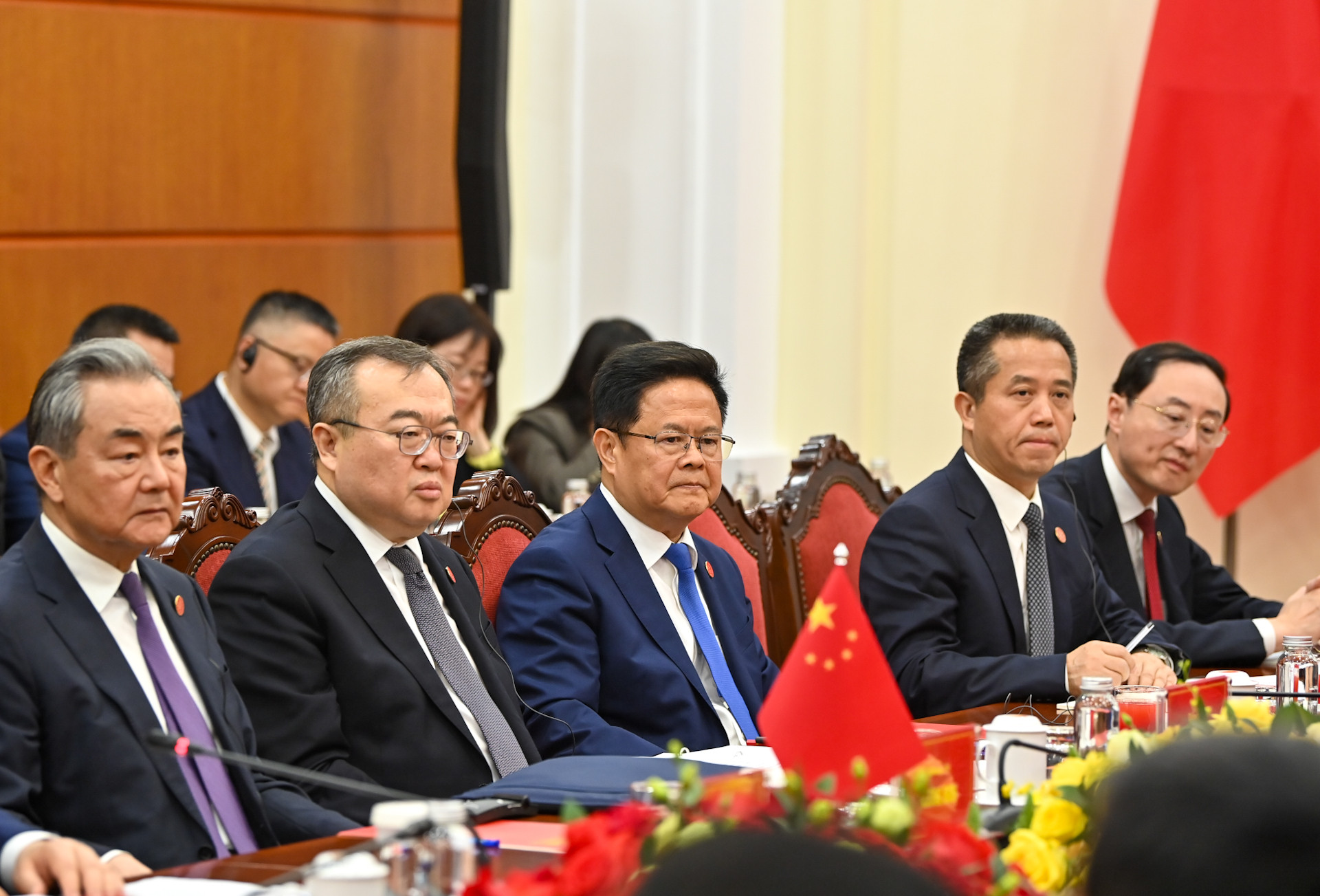 Các đại biểu Trung Quốc dự hội kiến.