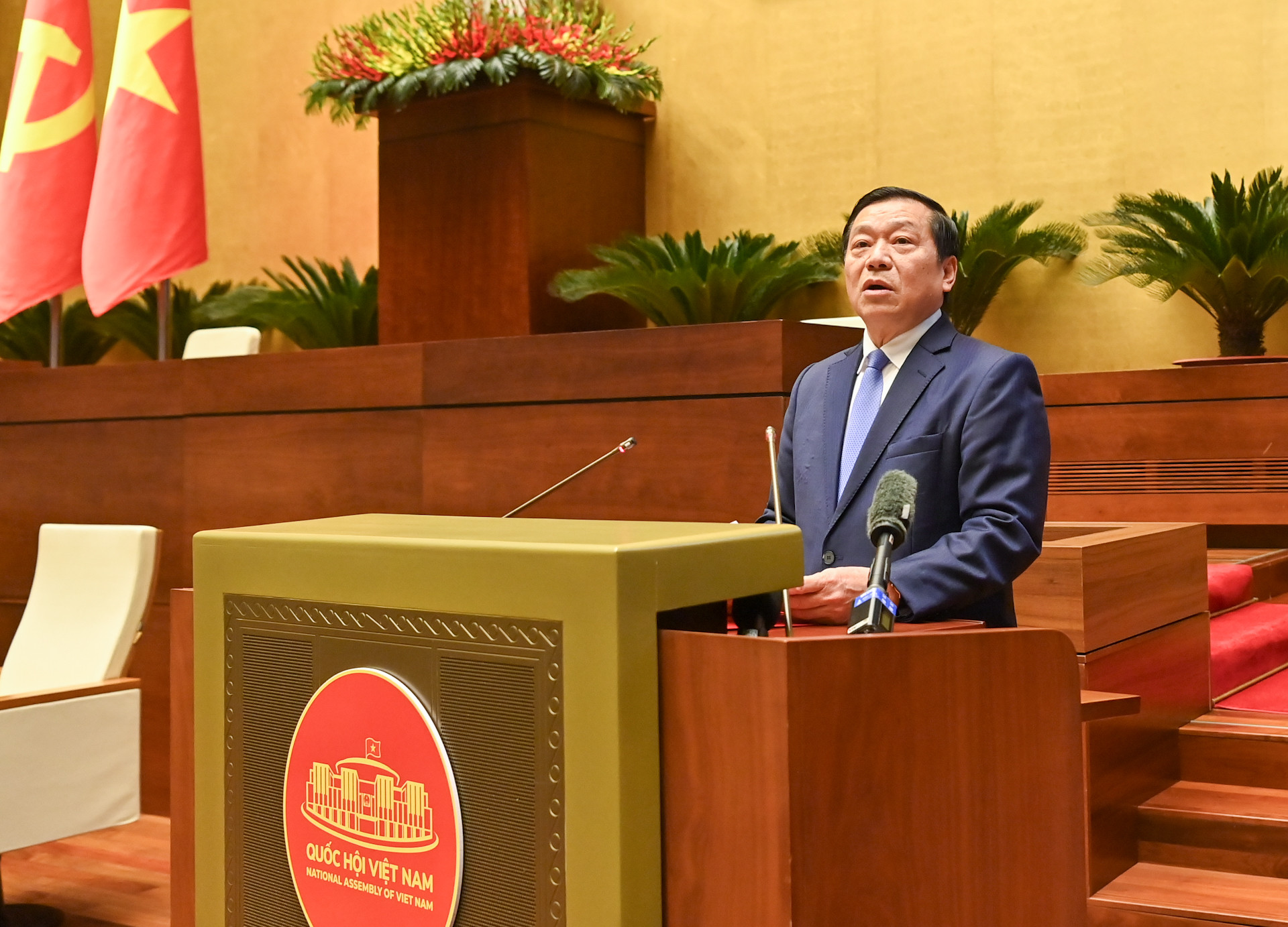 Phó Trưởng ban Thường trực Ban Tuyên giáo và Dân vận Trung ương phát biểu mở đầu hội nghị.