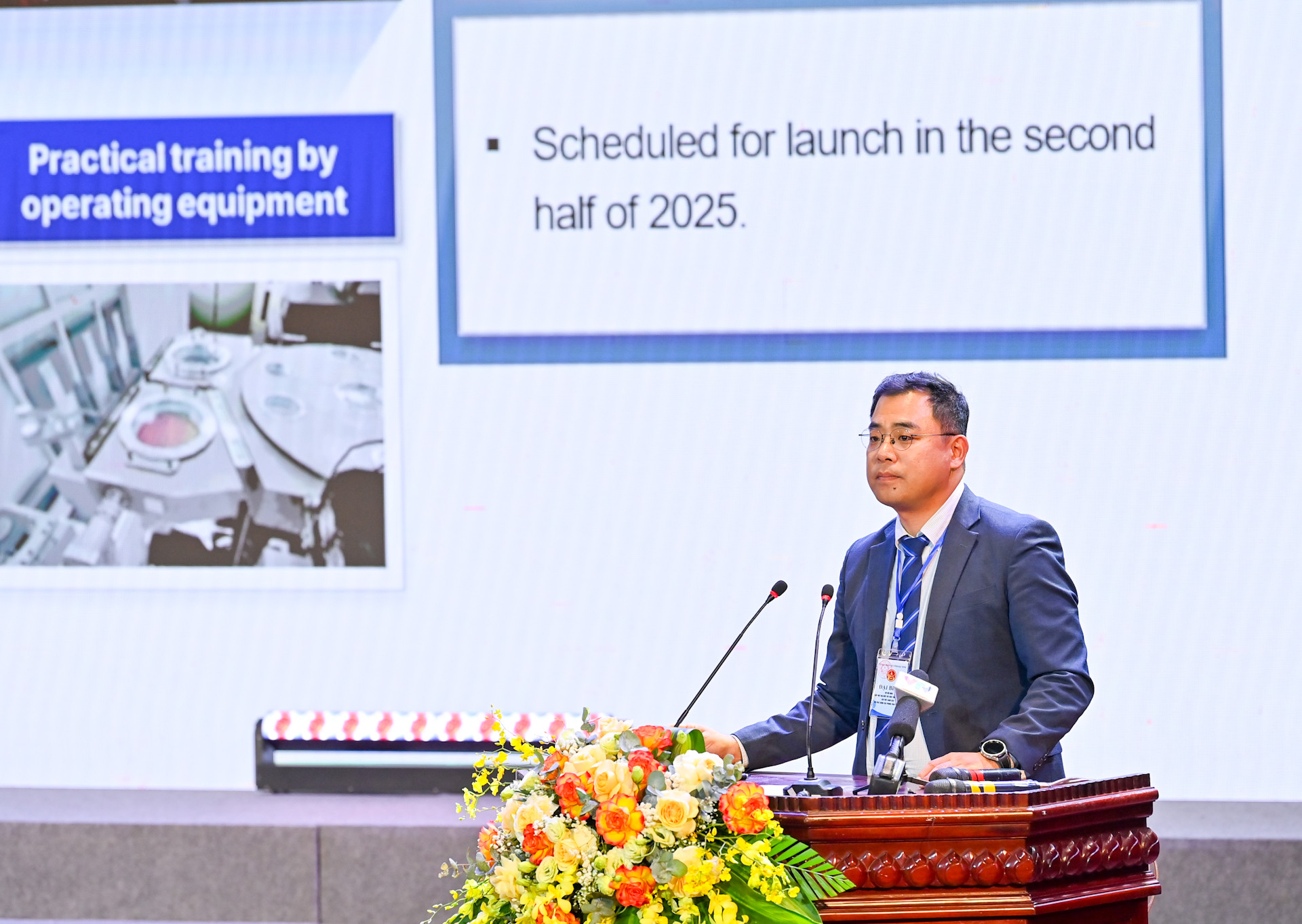 Ông Kim Young Tae (Công ty Letuin Việt Nam) tham luận tại diễn đàn. Ông Kim Young Tae (Công ty Letuin Việt Nam) tham luận tại diễn đàn.