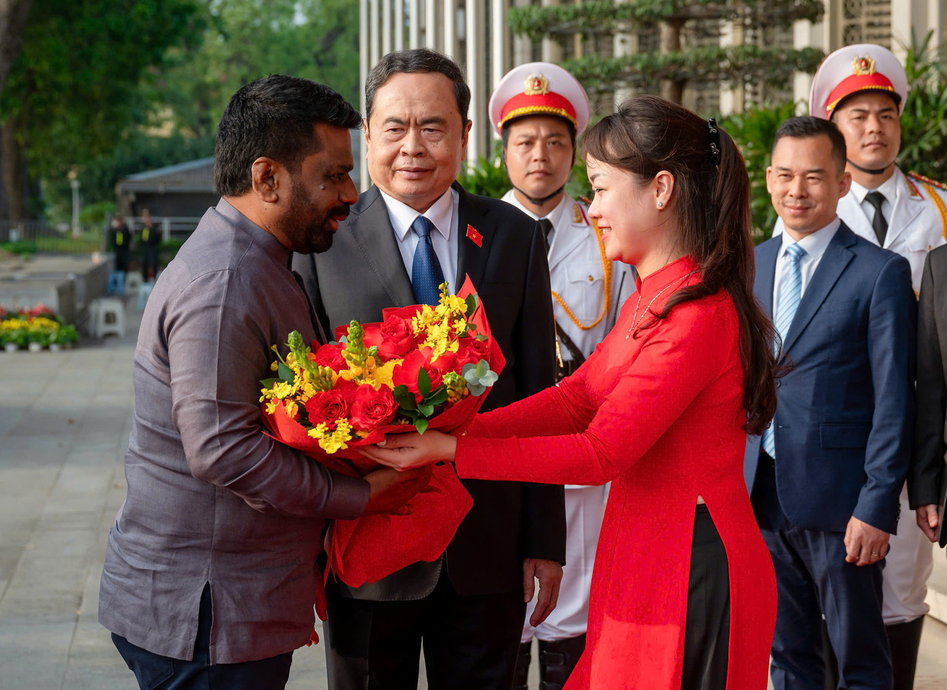 [Ảnh] Chủ tịch Quốc hội Trần Thanh Mẫn hội kiến Tổng thống Sri Lanka Anura Kumara Dissanayaka ảnh 2