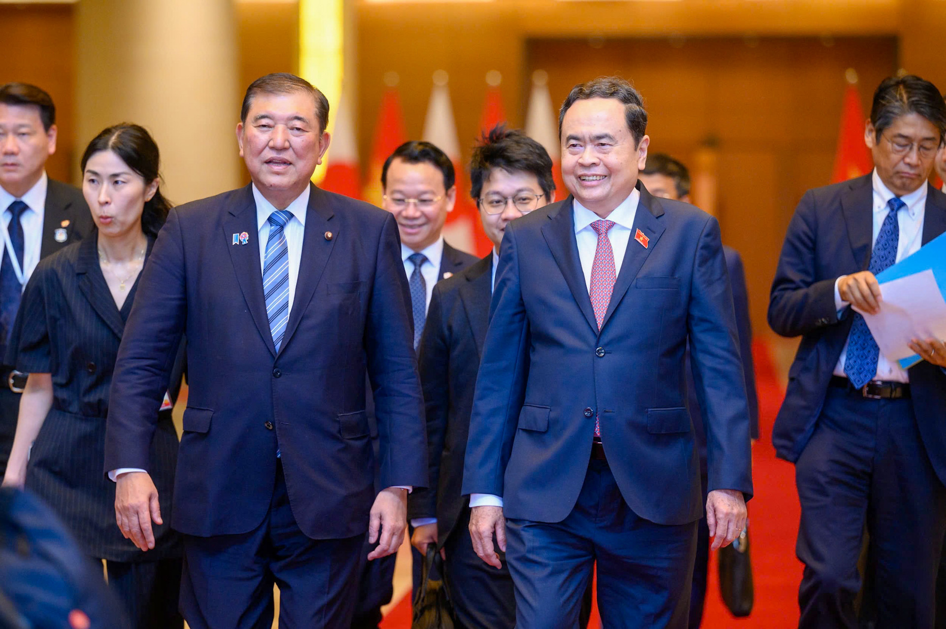 [Ảnh] Chủ tịch Quốc hội Trần Thanh Mẫn hội kiến Thủ tướng Nhật Bản Ishiba Shigeru ảnh 10