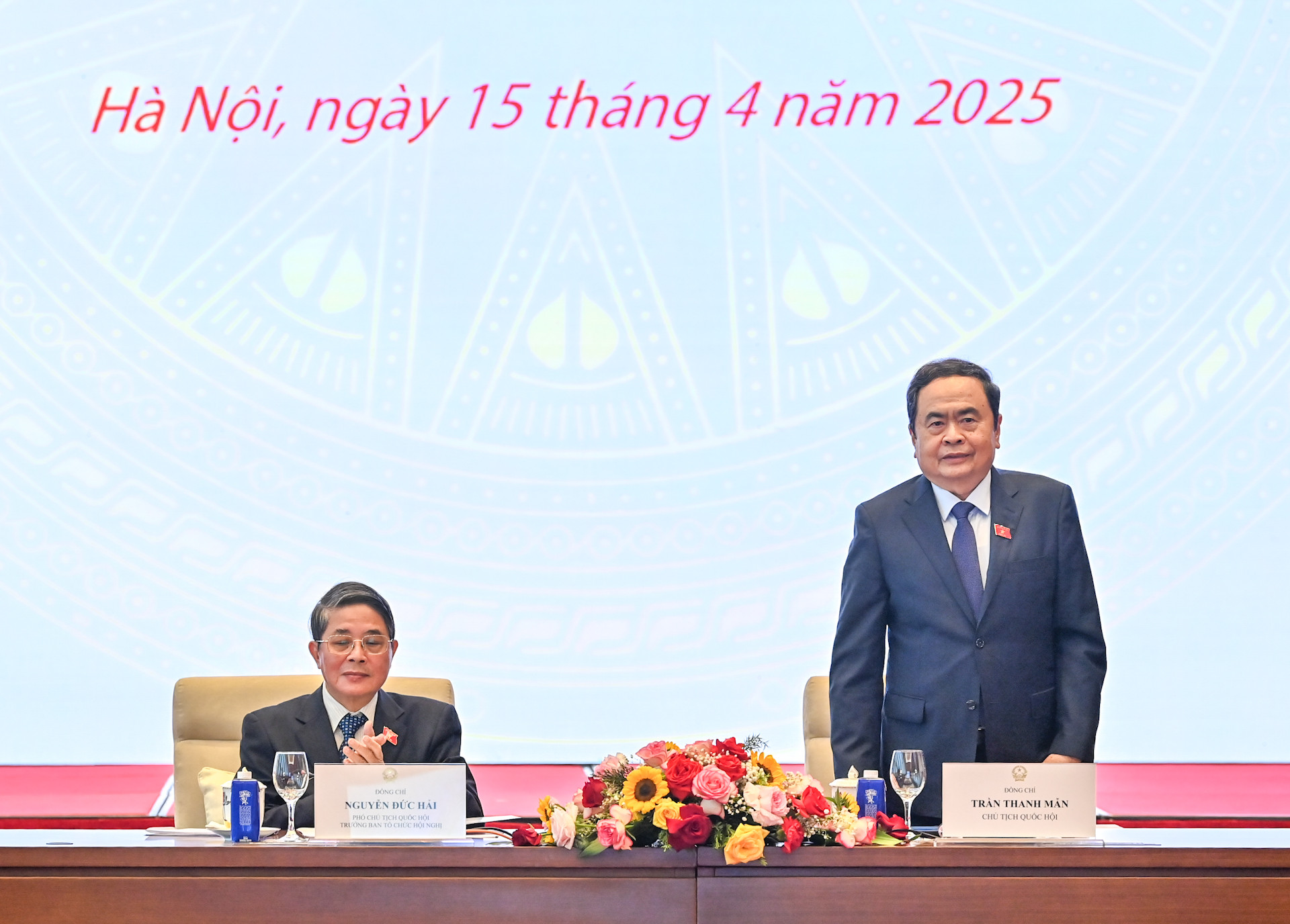 Chủ tịch Quốc hội Trần Thanh Mẫn dự tổng kết công tác tổ chức Hội nghị Ban Chấp hành APF.