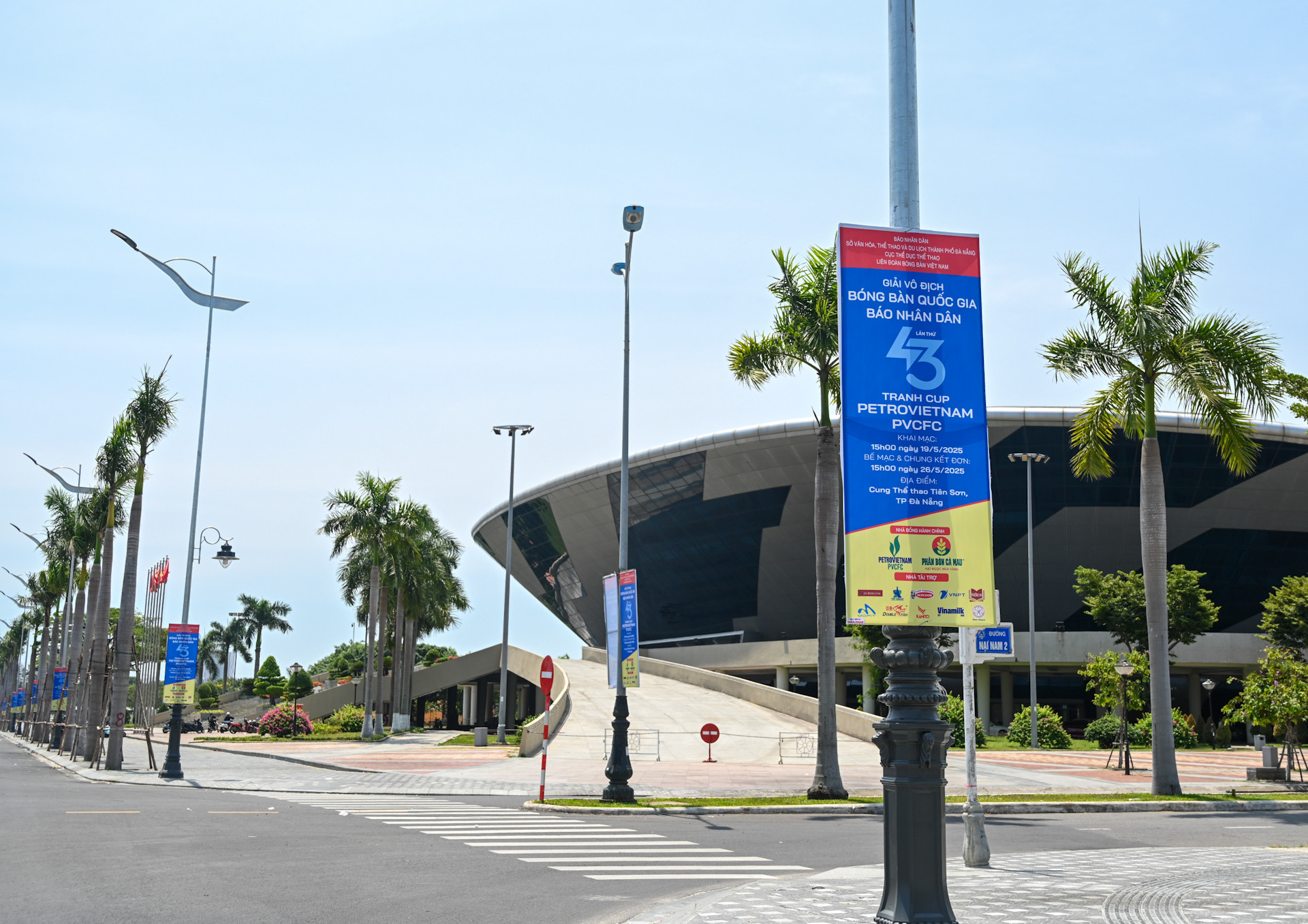 Tại Cung thể thao Tiên Sơn (thành phố Đà Nẵng) - nơi đăng cai tổ chức giải, công tác chuẩn bị đã hoàn thành, bảo đảm cơ sở vật chất phục vụ giải đấu.