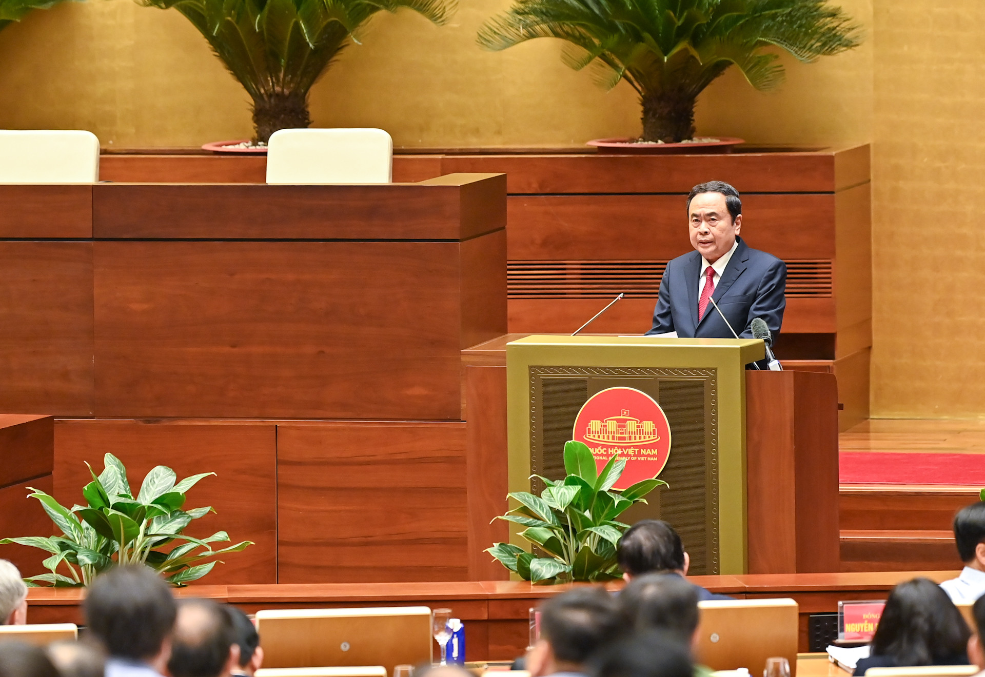 [Ảnh] Tổng Bí thư Tô Lâm phát biểu chỉ đạo tại Hội nghị toàn quốc quán triệt Nghị quyết Hội nghị Trung ương 11 khóa XIII ảnh 7