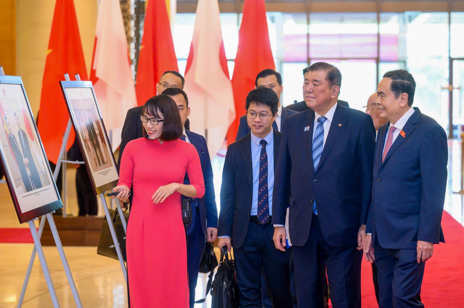 [Ảnh] Chủ tịch Quốc hội Trần Thanh Mẫn hội kiến Thủ tướng Nhật Bản Ishiba Shigeru ảnh 3