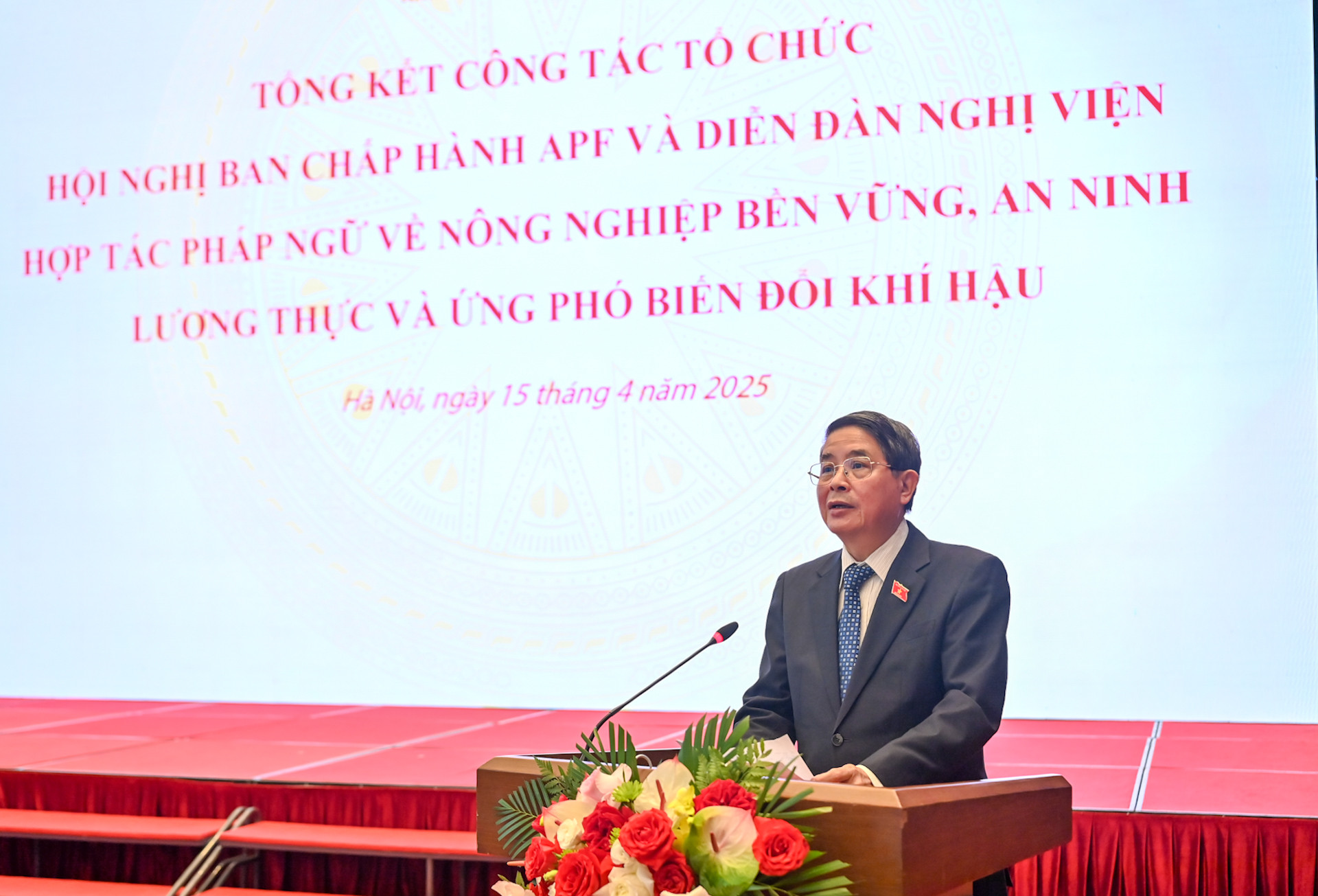 Phó Chủ tịch Quốc hội Nguyễn Đức Hải phát biểu tổng kết công tác tổ chức.