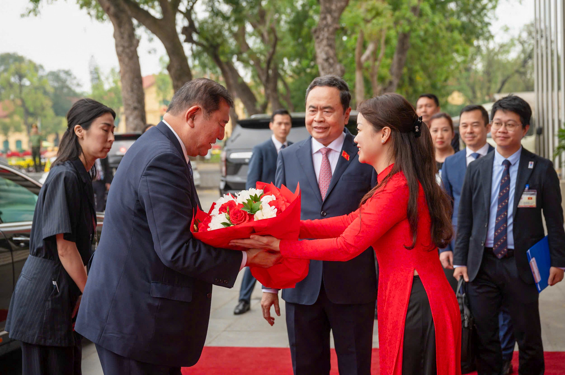 [Ảnh] Chủ tịch Quốc hội Trần Thanh Mẫn hội kiến Thủ tướng Nhật Bản Ishiba Shigeru ảnh 2