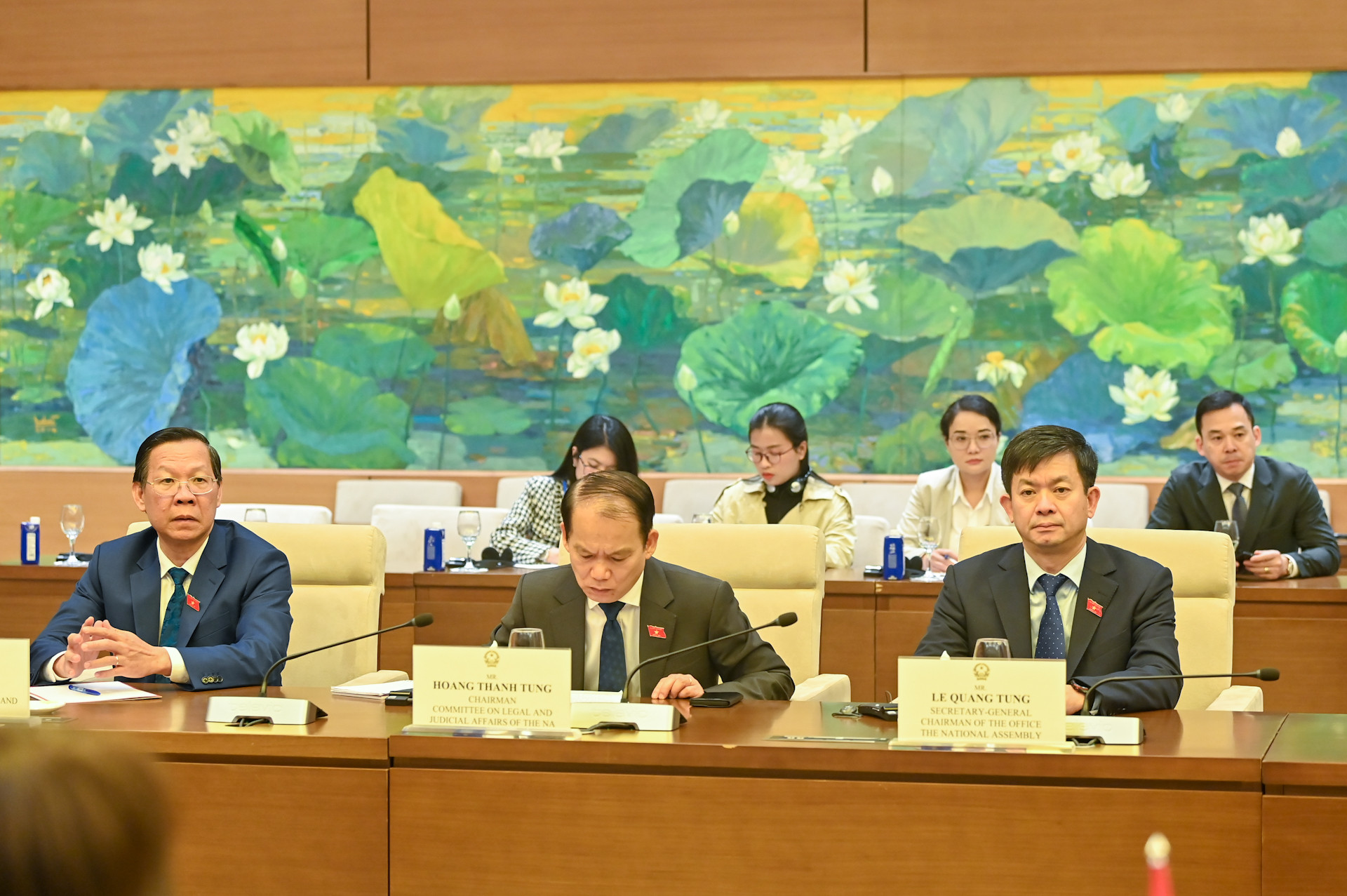 Các đại biểu Quốc hội Việt Nam dự hội kiến.