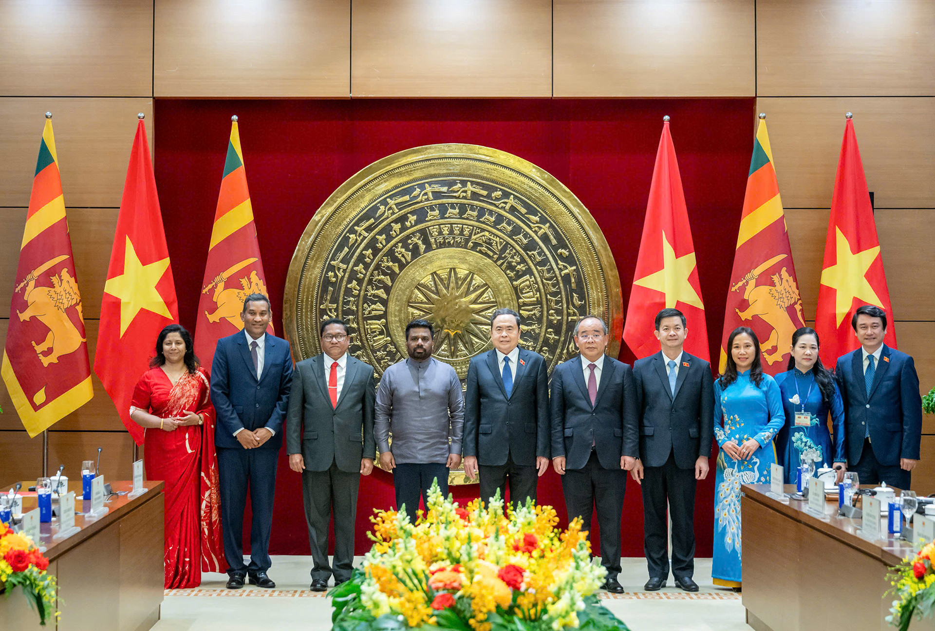 [Ảnh] Chủ tịch Quốc hội Trần Thanh Mẫn hội kiến Tổng thống Sri Lanka Anura Kumara Dissanayaka ảnh 9