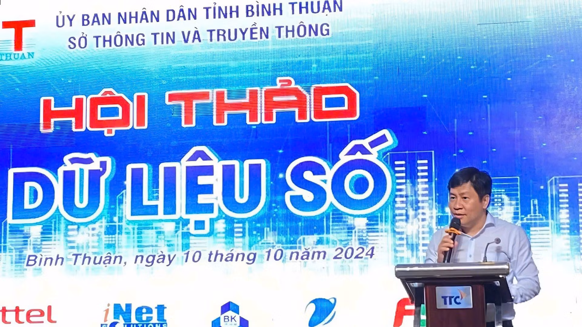 Ông Võ Thành Công, Giám đốc Sở Thông tin và Truyền thông tỉnh Bình Thuận