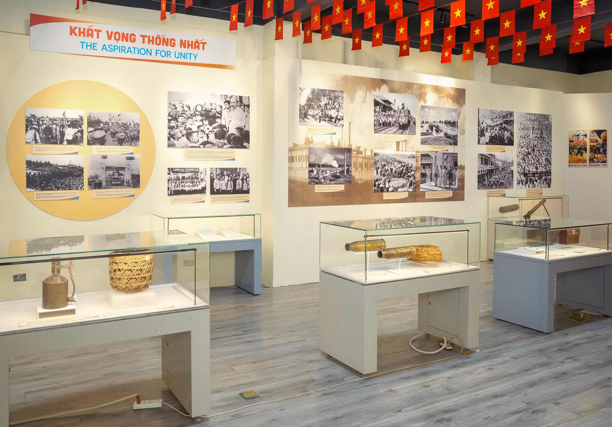 Khu trưng bày Khát vọng thống nhất.