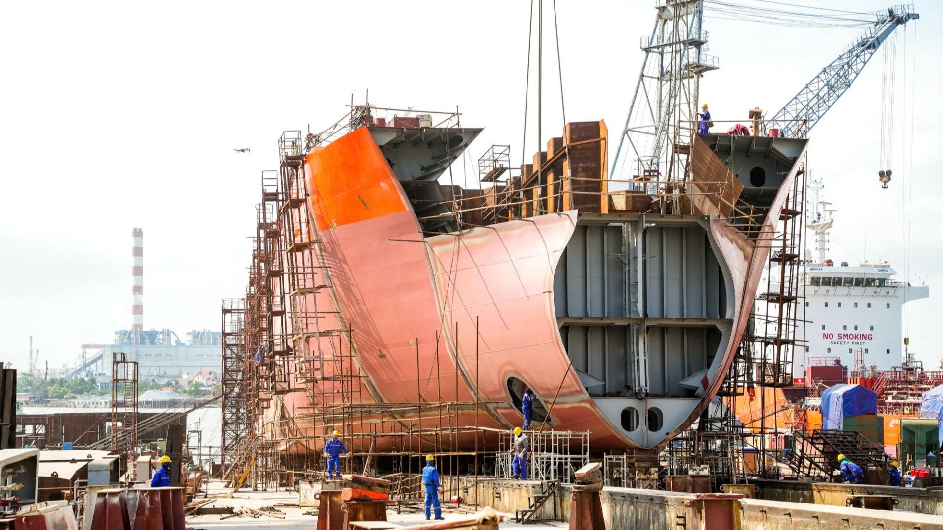 Công ty đóng tàu Phà Rừng đang hối hả với các đơn hàng dài hơi trong 5-10 năm tới.