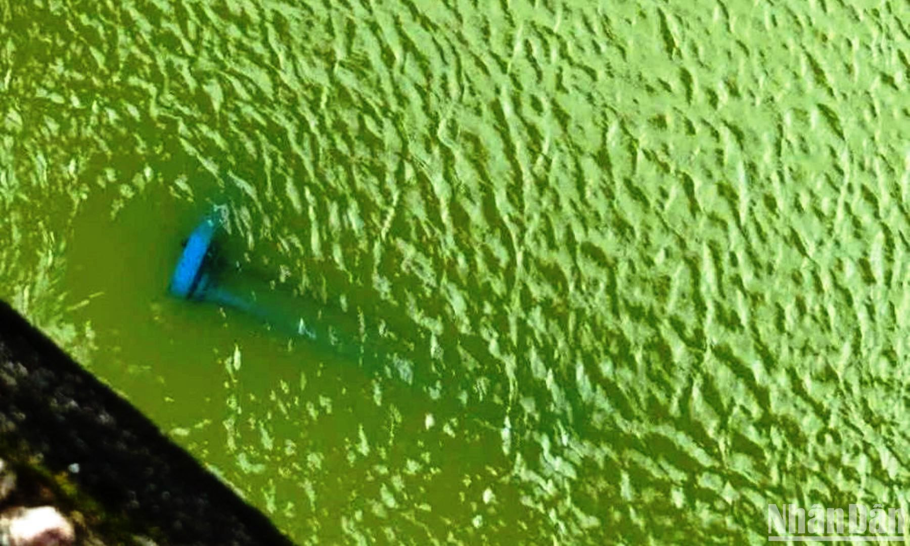 Hiện lực lượng chức năng phát hiện chiếc xe rác tuy nhiên chưa thể cẩu lên.