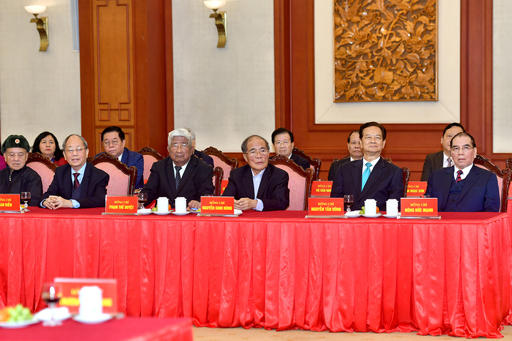 [Ảnh] Tổng Bí thư Nguyễn Phú Trọng chúc Tết Nguyên đán Giáp Thìn 2024 ảnh 6