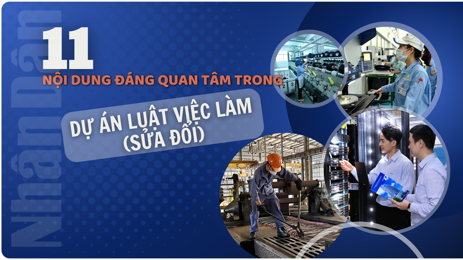 11 nội dung đáng quan tâm trong dự án Luật Việc làm (sửa đổi)