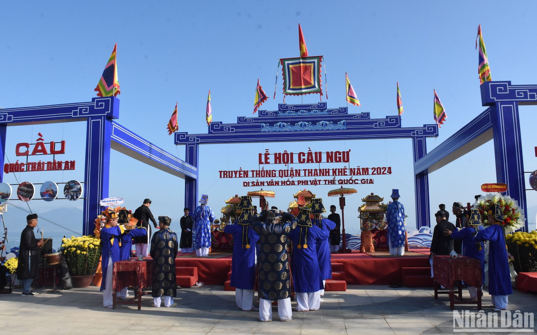 Lễ hội Cầu ngư tại thành phố Đà Nẵng được công nhận là di sản văn hóa phi vật thể quốc gia vào năm 2016. (Ảnh: ANH ĐÀO)