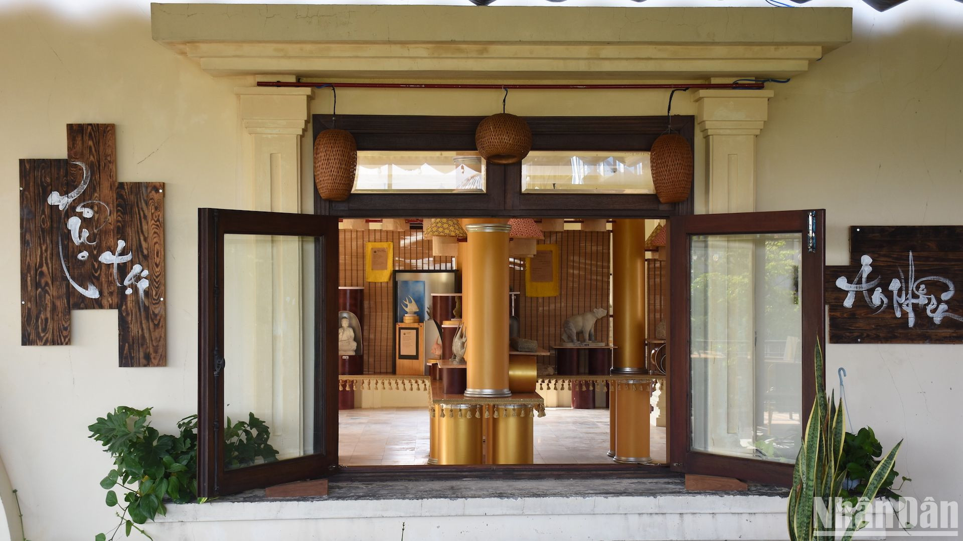 Một góc trưng bày tại bảo tàng trên tầng 2.