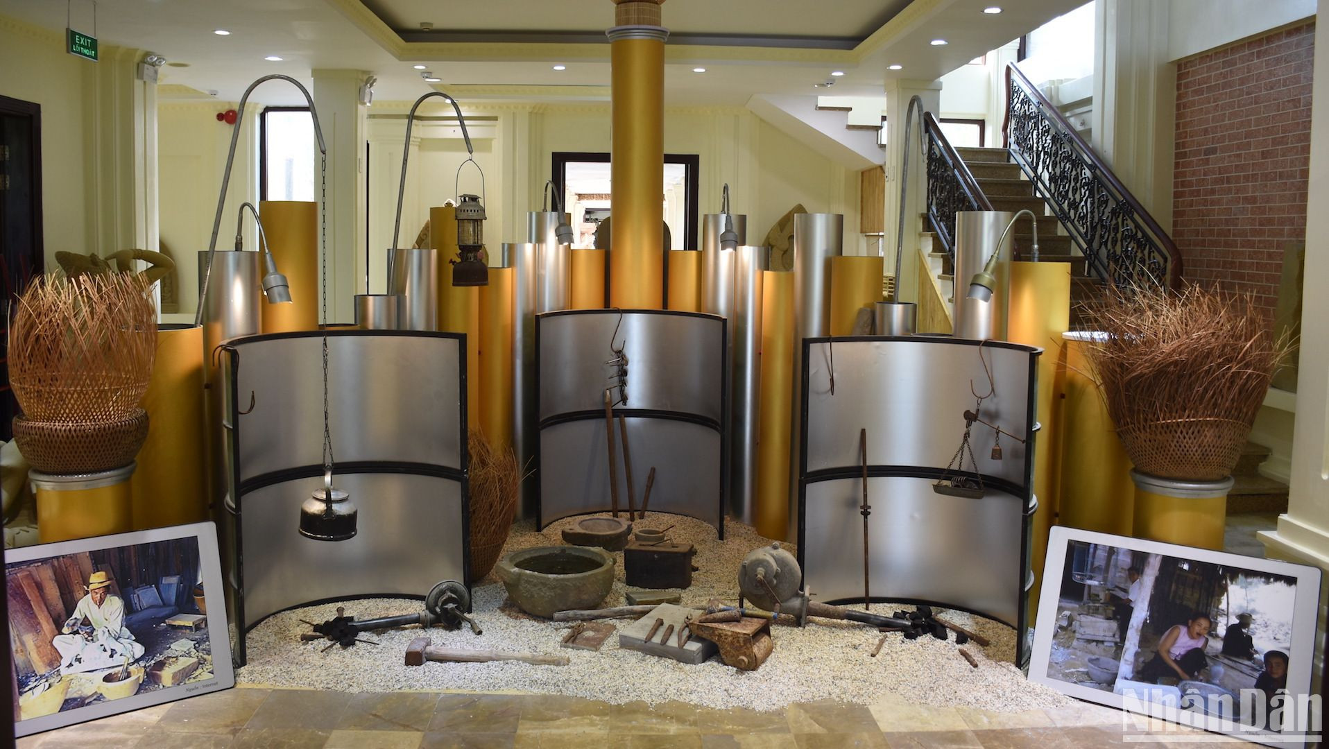 Không gian trưng bày độc đáo tại Bảo tàng Ký ức điêu khắc đá mỹ nghệ Non Nước–Ngũ Hành Sơn.