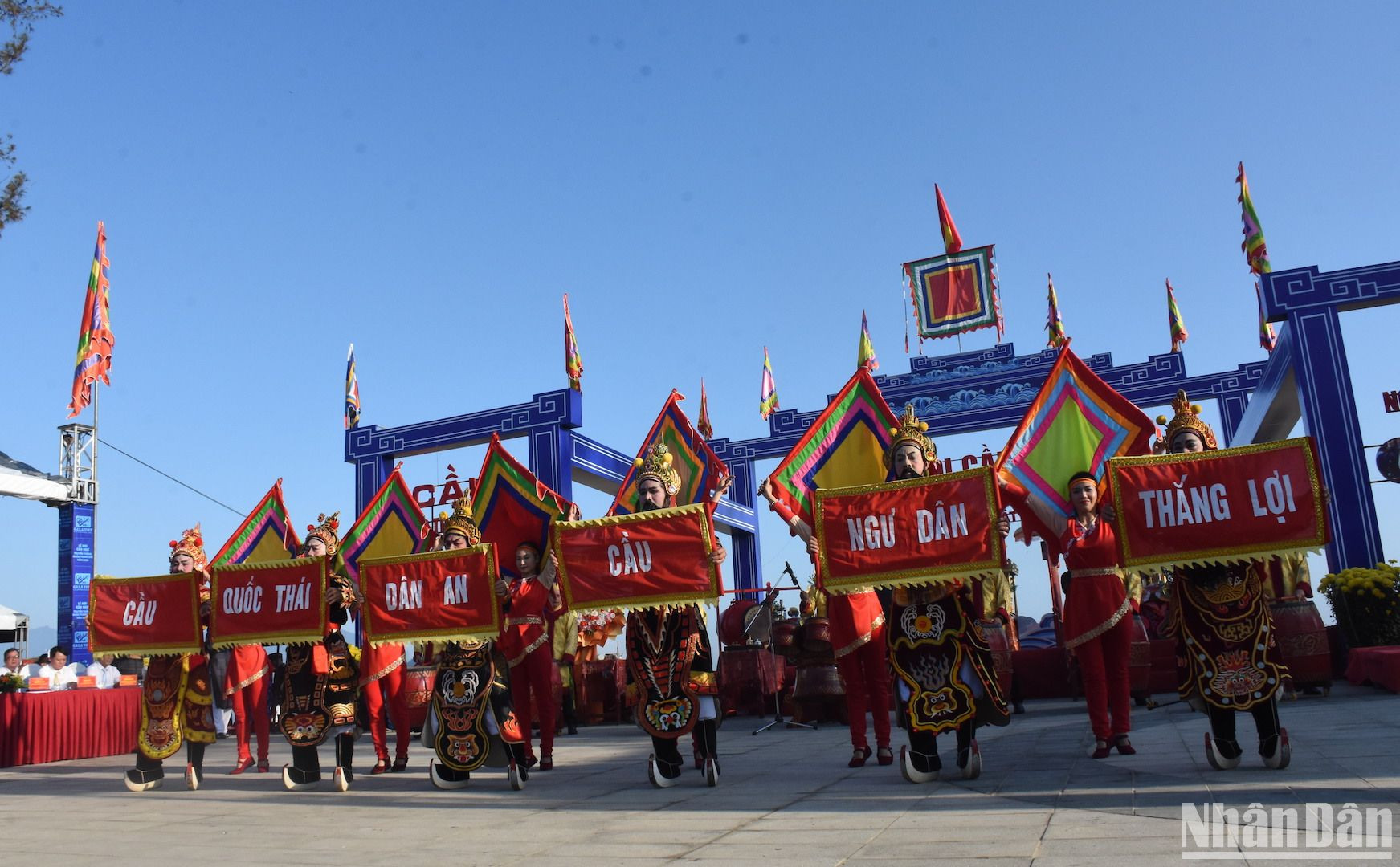 Năm 2024, lễ hội Cầu ngư truyền thống quận Thanh Khê được tổ chức quy mô, kéo dài từ ngày 27-29/02/2024, nhằm ngày 18-20 tháng Giêng năm Giáp Thìn. (Ảnh: ANH ĐÀO)