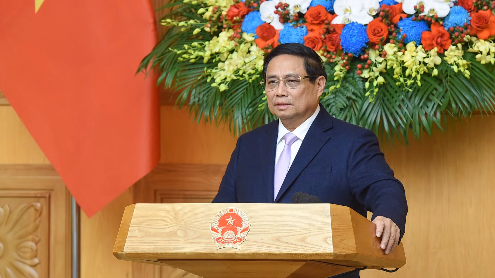 Thủ tướng Phạm Minh Chính phát biểu tại Tọa đàm.