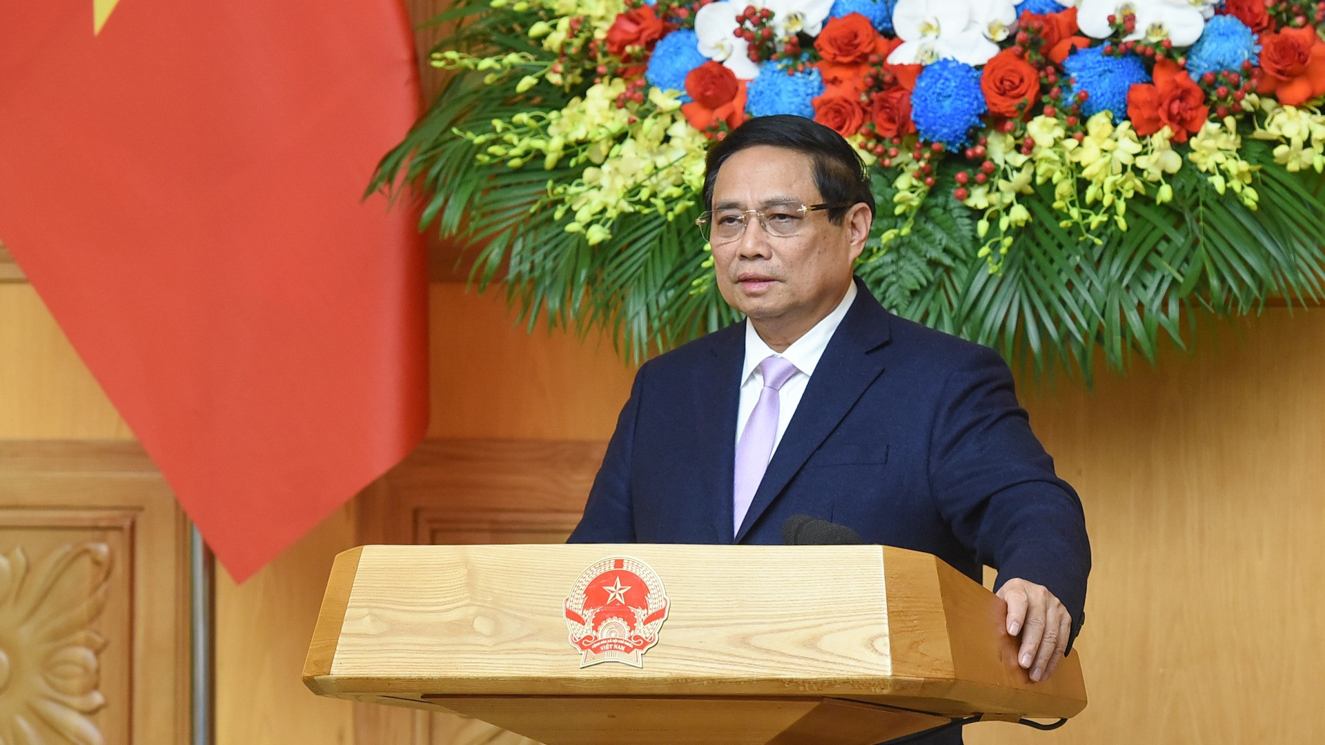 Thủ tướng Phạm Minh Chính phát biểu tại Tọa đàm.