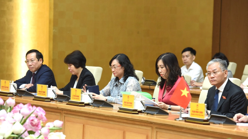 Các thành viên Chính phủ tại cuộc hội kiến.